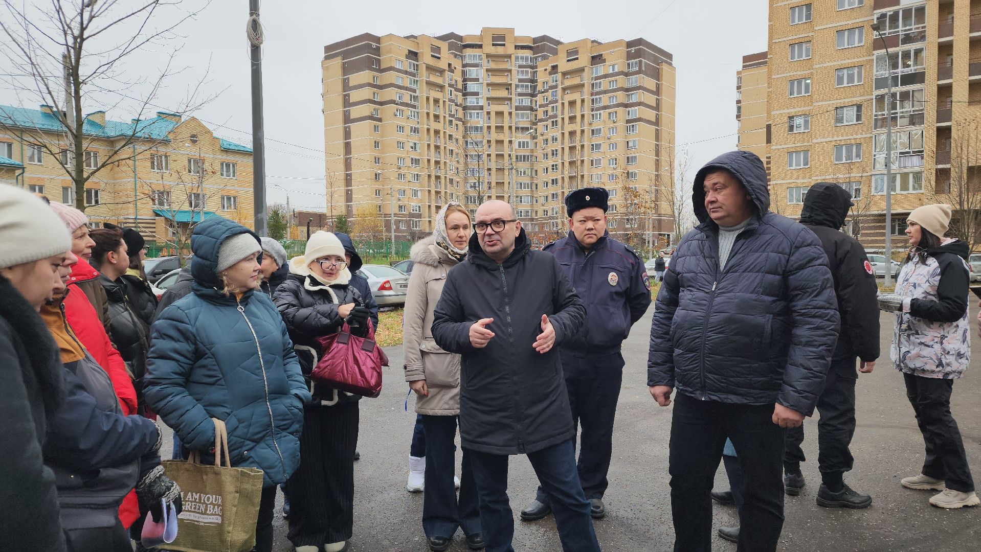 выездная администрация, уборка дворов, зимнее содержание дорог, Лосино-Петровский,