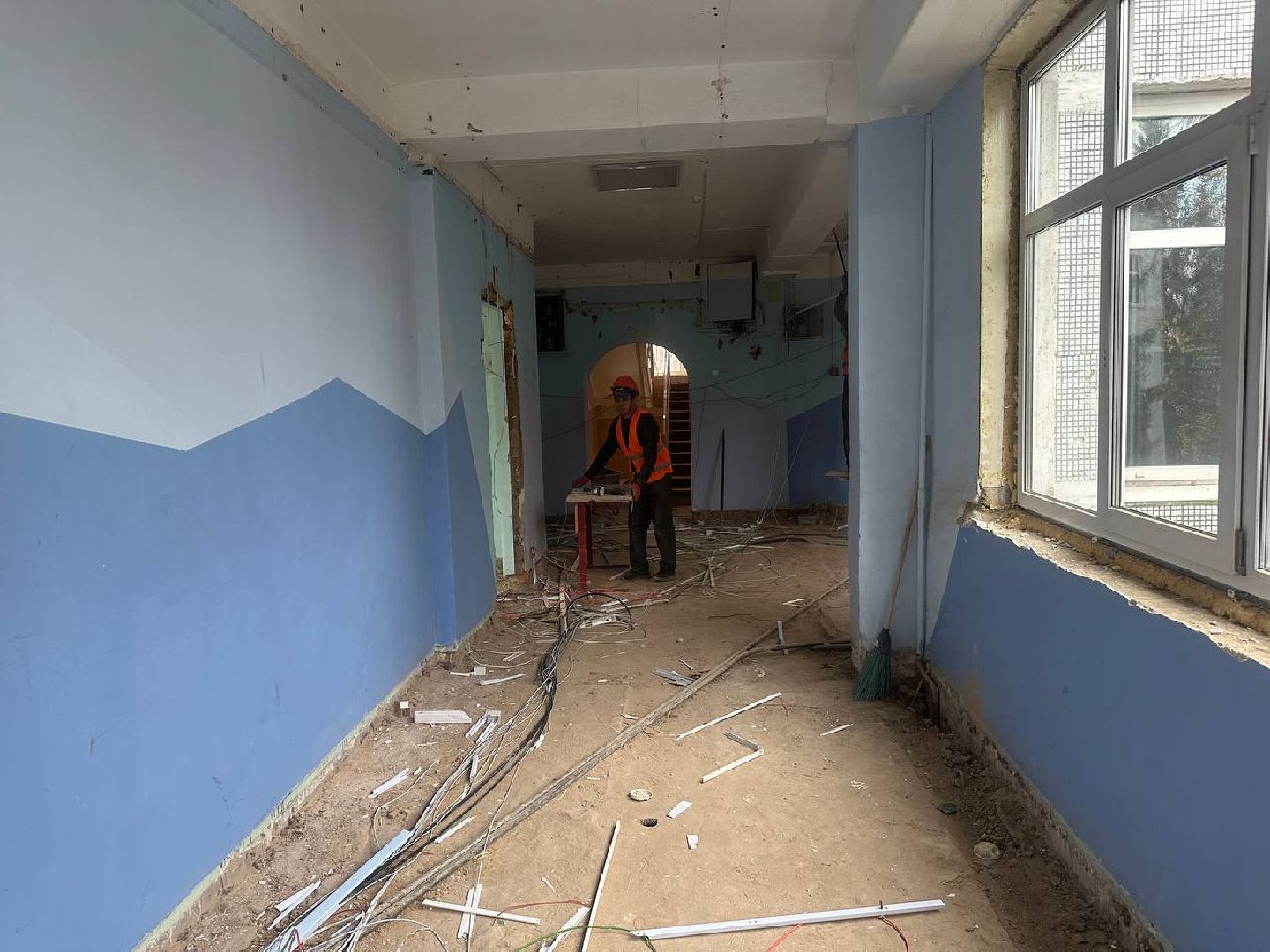 вертикали, кап ремонт, капитальный ремонт школы, вертикалки