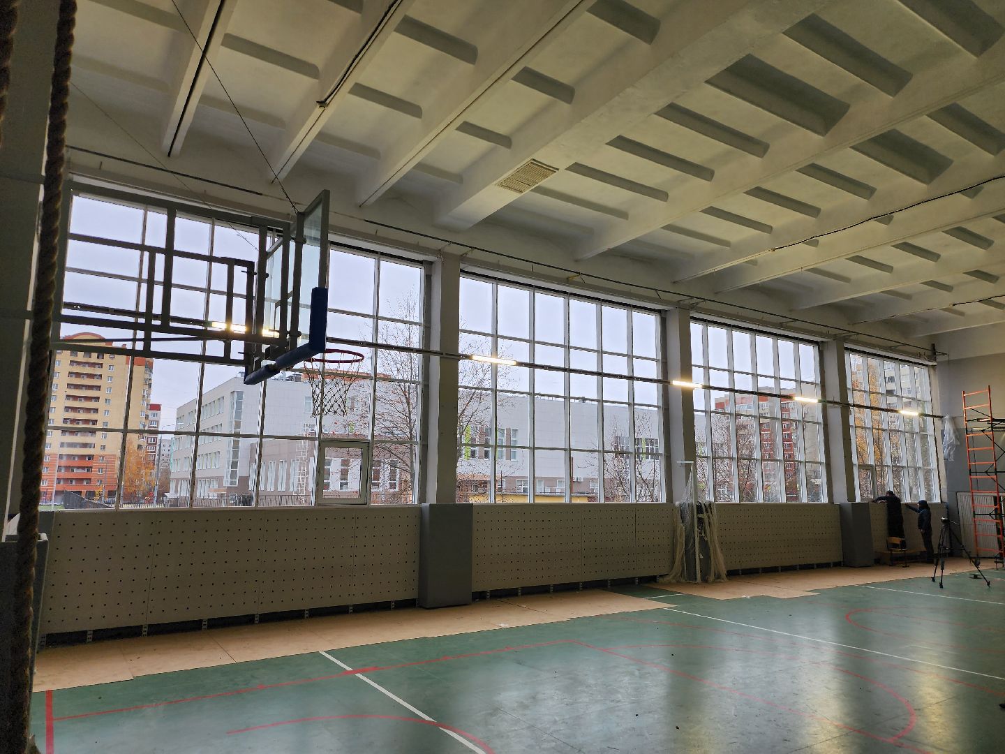 серпухов, школа 19, спортзал, новые окна, ремонт школы, вертикалки,