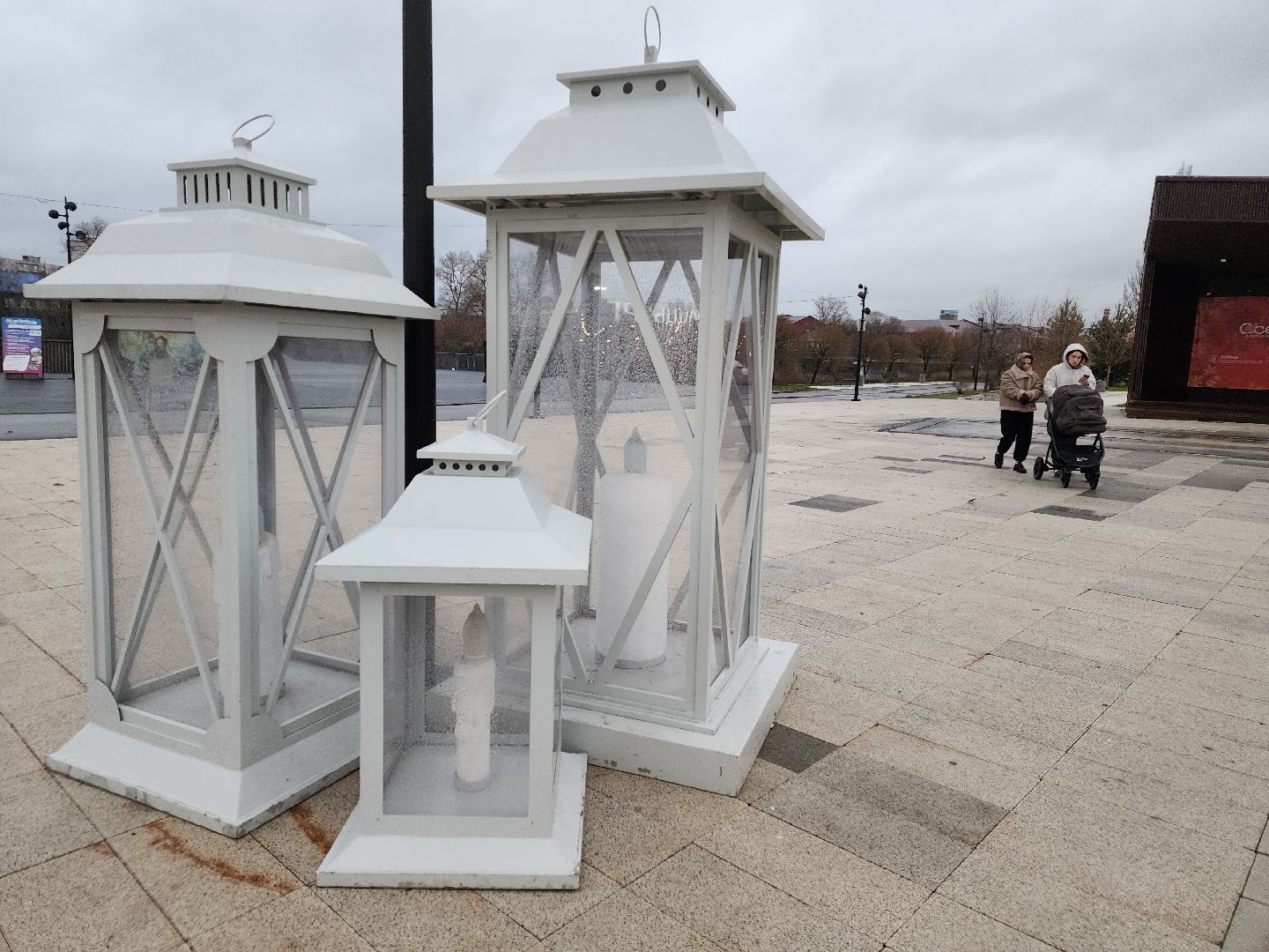 вертикалки, новый год, украшение города, орехово-зуево,