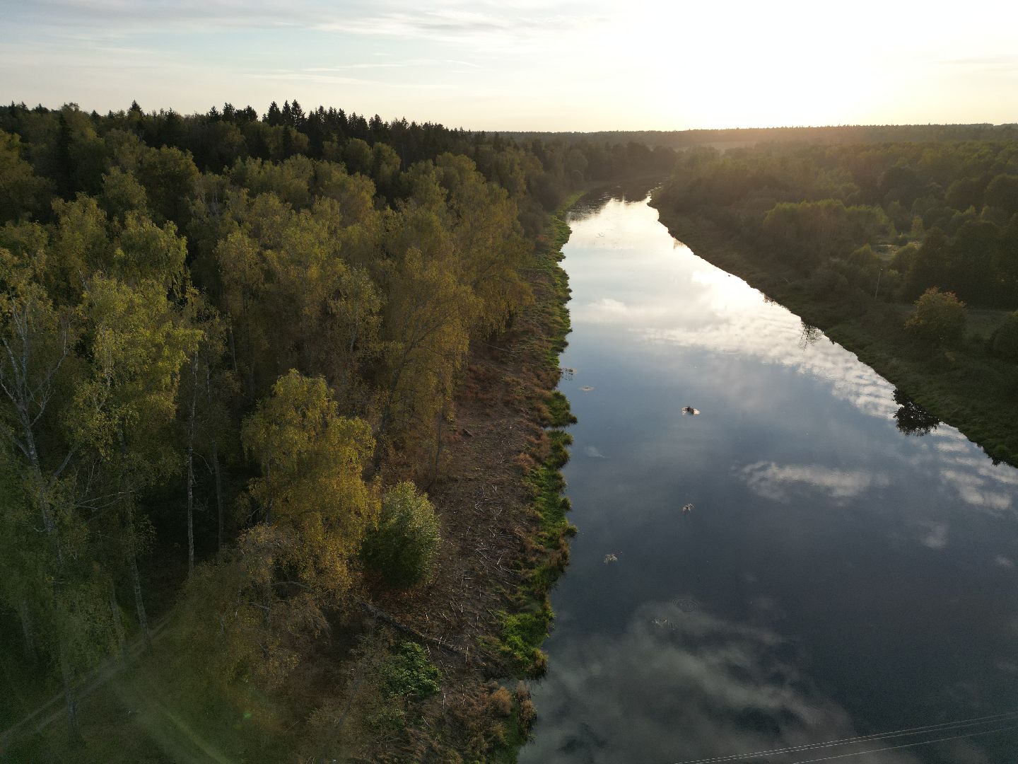видео с коптера, руза, благоустройство, парк,