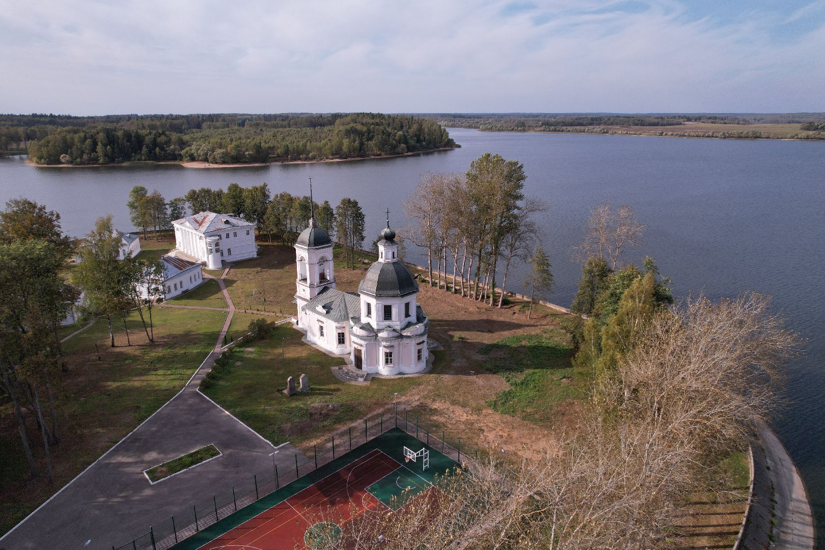видео с коптера, руза, города, культура,