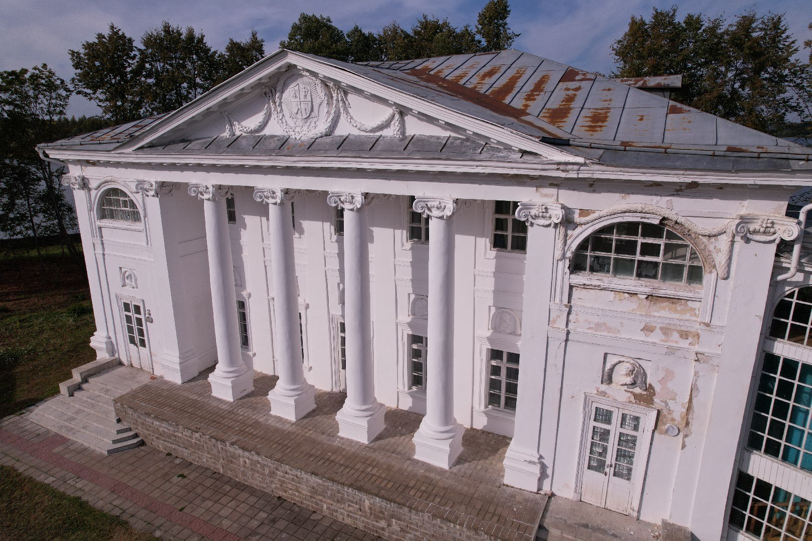 видео с коптера, руза, города, культура,