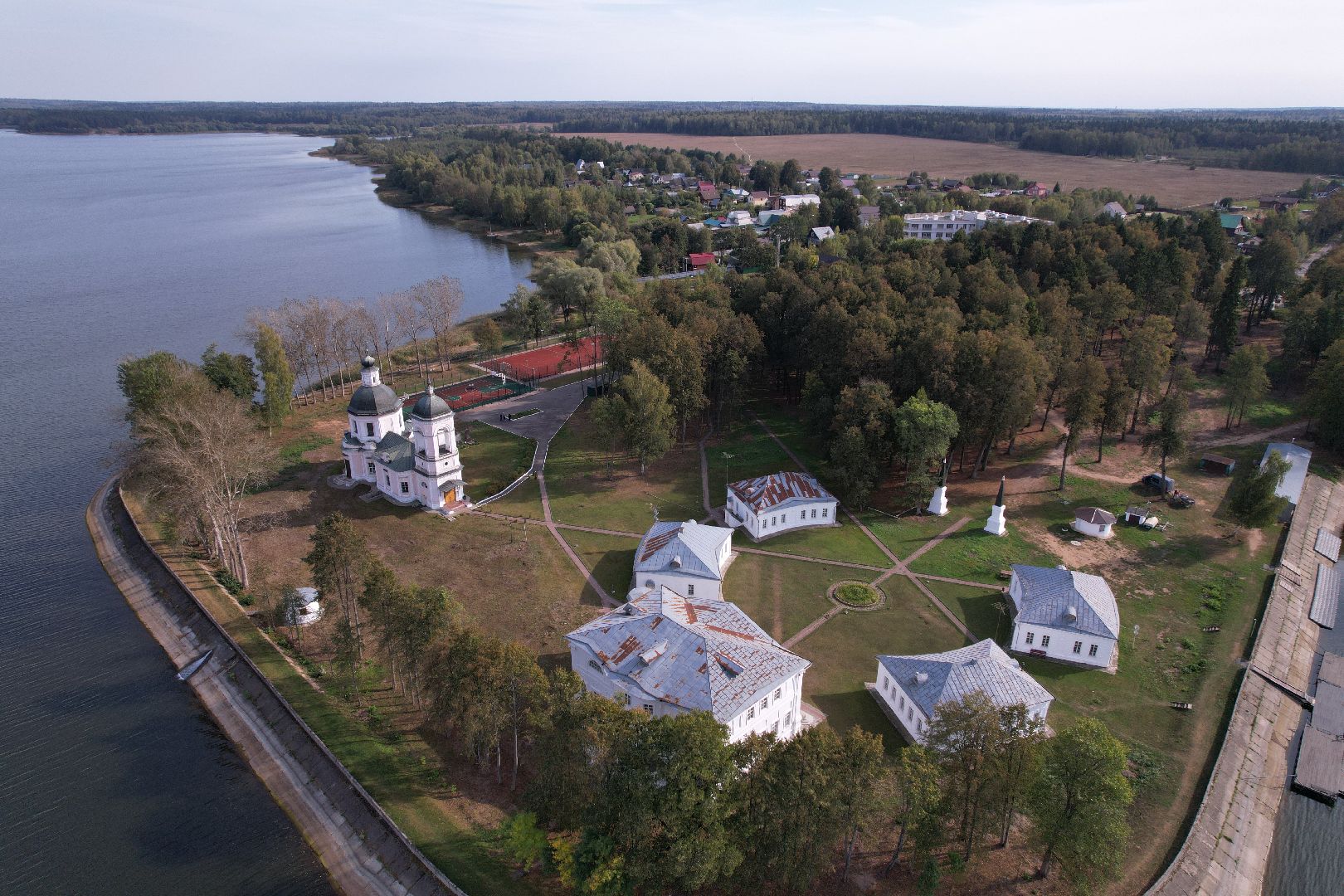 видео с коптера, руза, города, культура,
