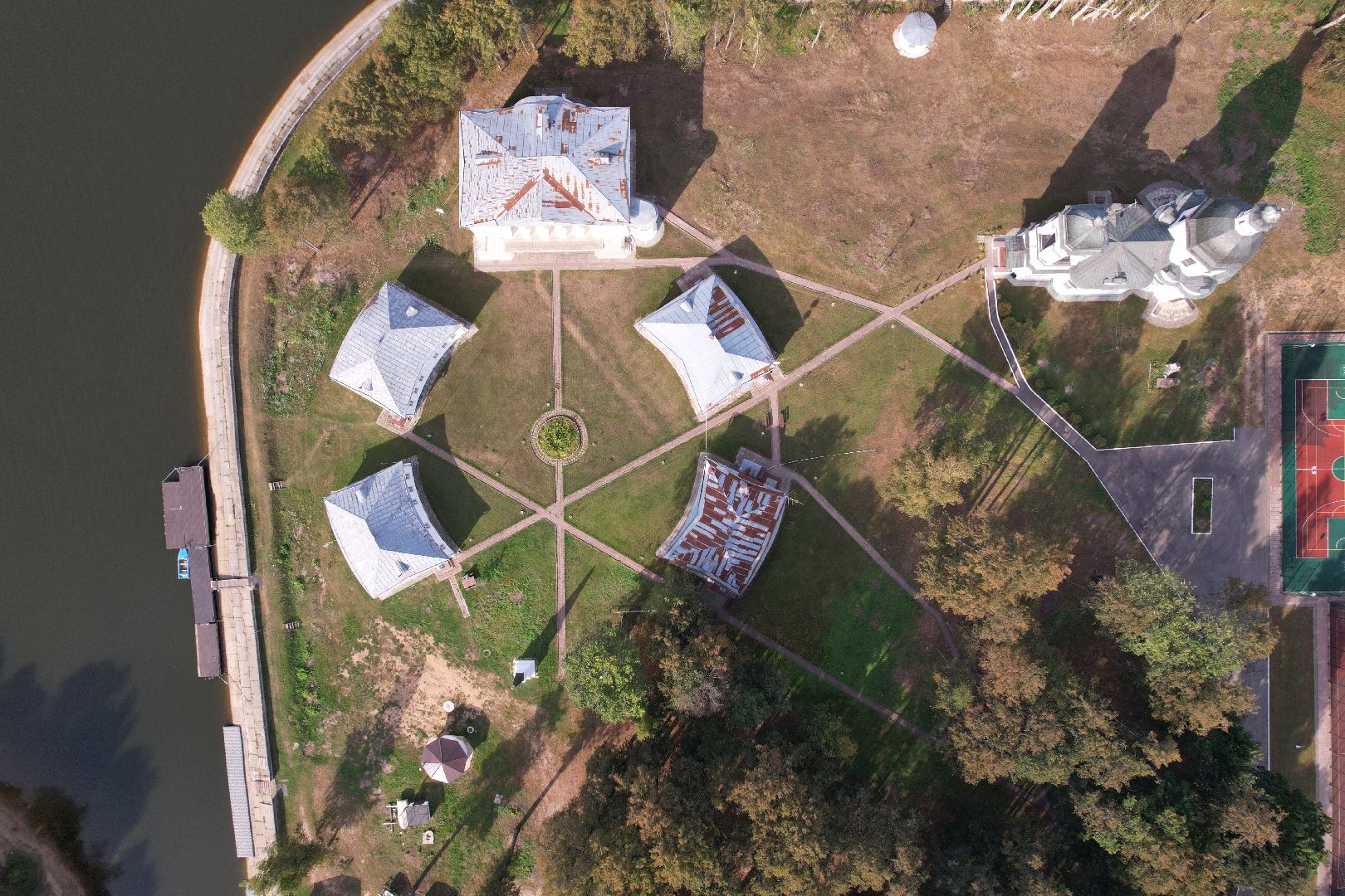 видео с коптера, руза, города, культура,