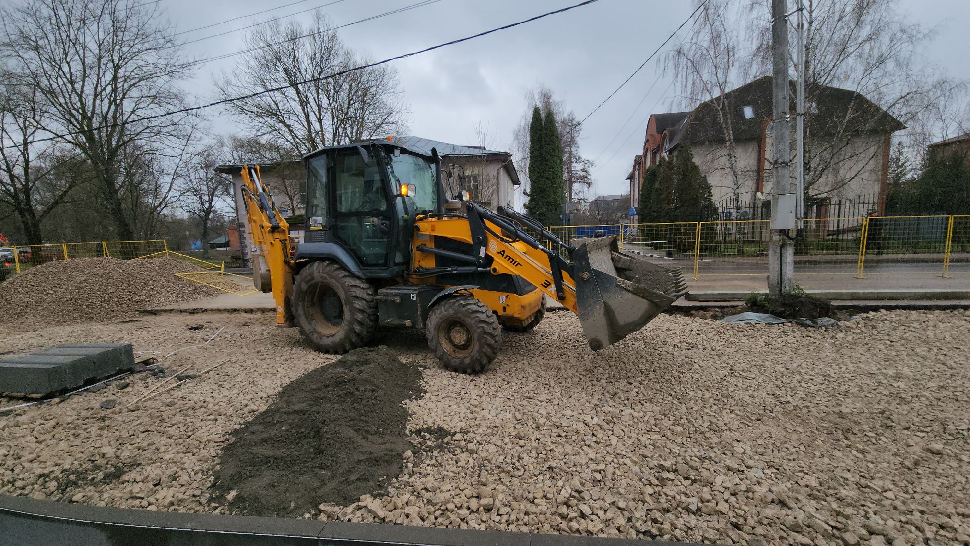 Парковка, строительство парковки, Руза, рузский городской округ, московская область, подмосковье, благоустройство, вертикалки,