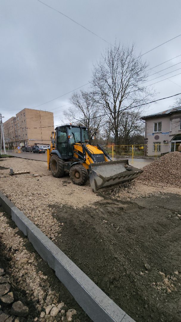 Парковка, строительство парковки, Руза, рузский городской округ, московская область, подмосковье, благоустройство, вертикалки,
