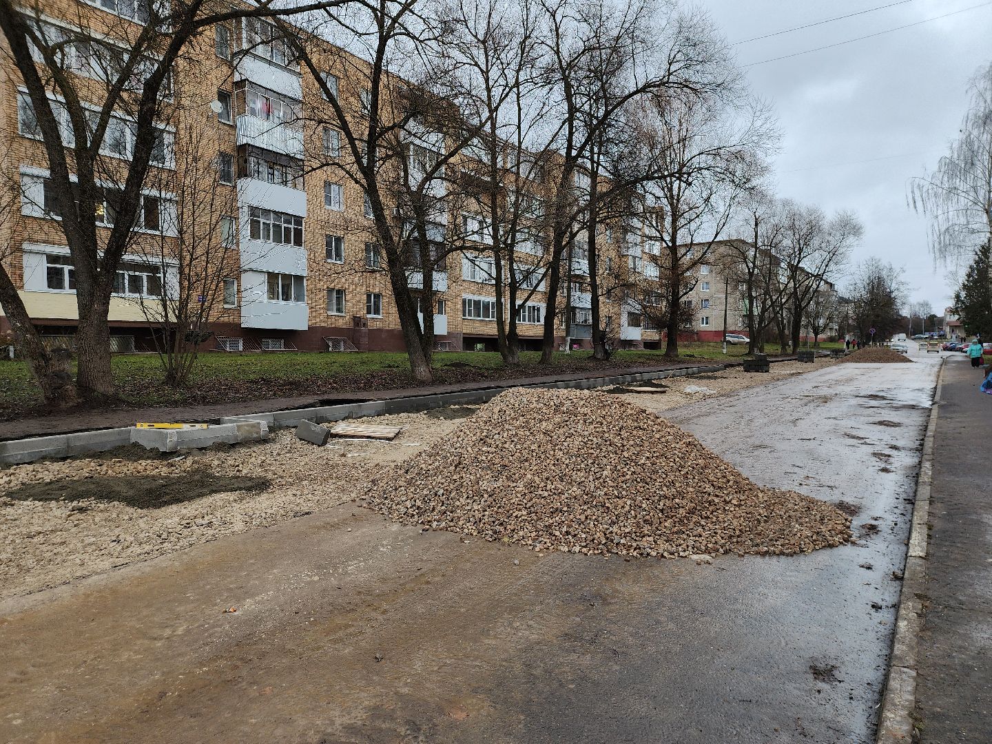 Парковка, строительство парковки, Руза, рузский городской округ, московская область, подмосковье, благоустройство, вертикалки,