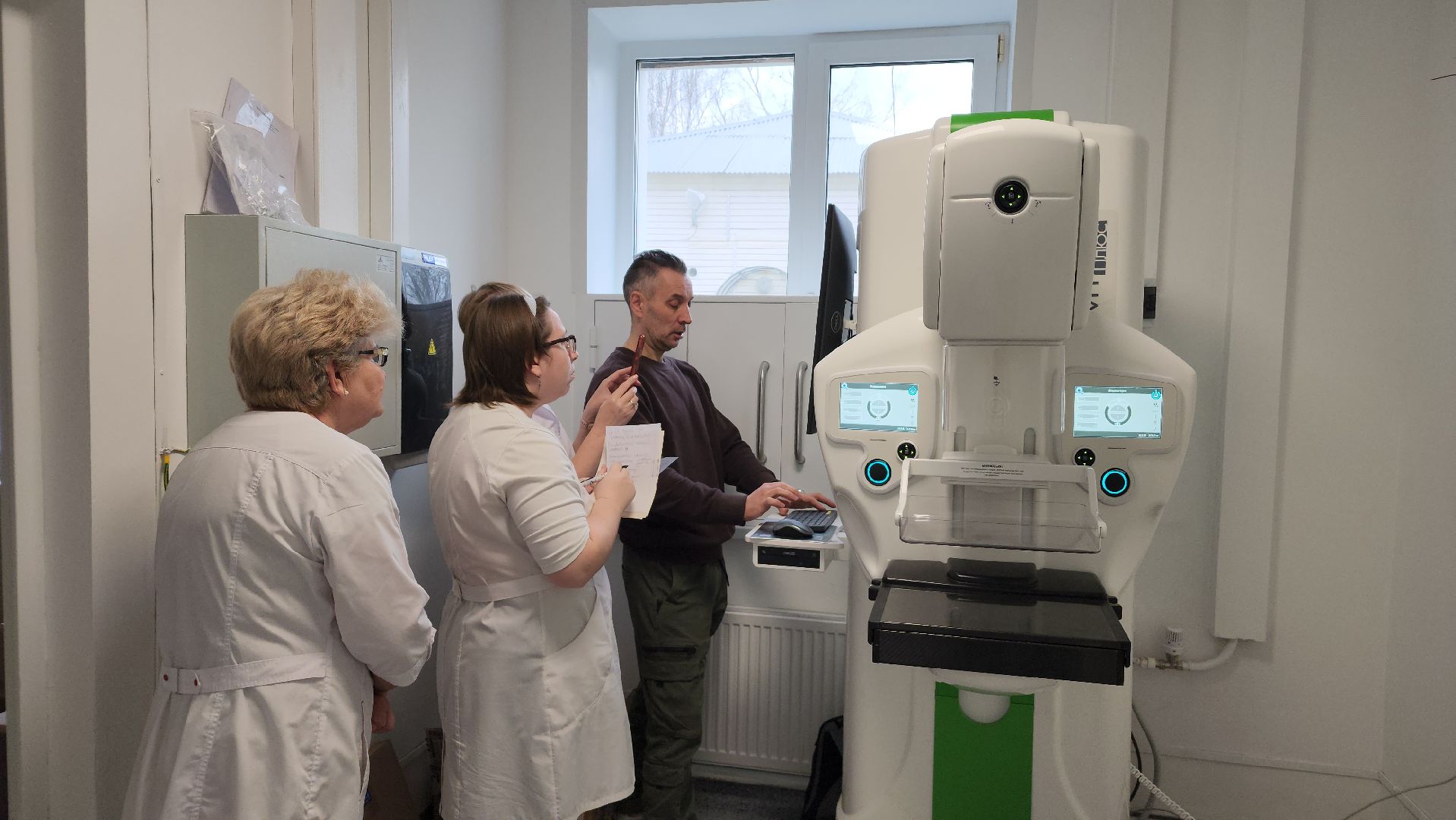 медицина, медицинское оборудование, маммография, Лосино-Петровский, поликлиника, здравоохранение Подмосковья,