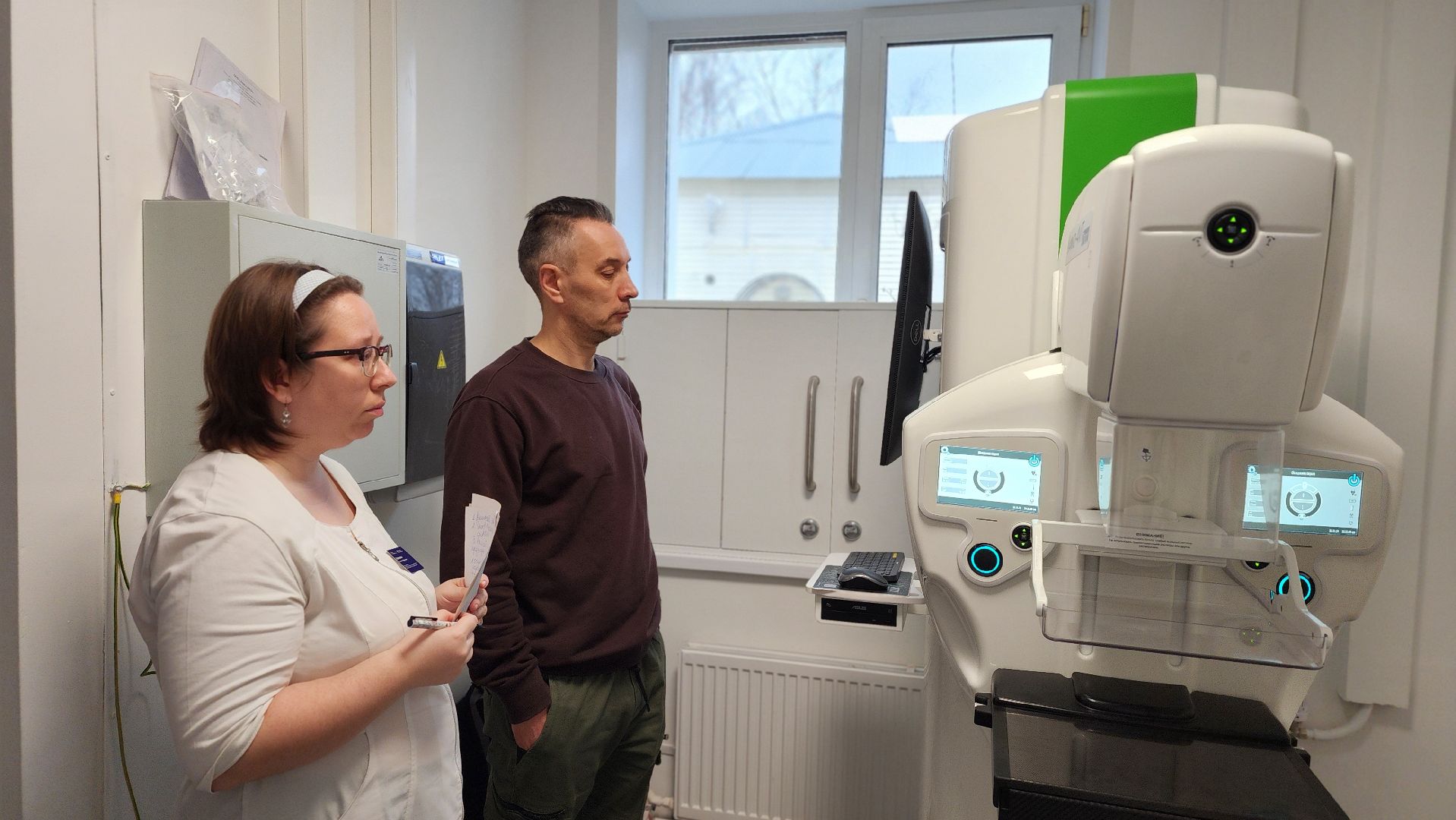 медицина, медицинское оборудование, маммография, Лосино-Петровский, поликлиника, здравоохранение Подмосковья,