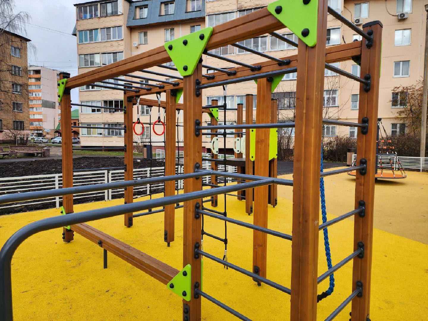можайск, можайский городской округ, подмосковье, благоустройство, модернизация детской площадки, детская площадка, игровой комплекс, губернаторская площадка, обновление детских площадок, вертикалки,