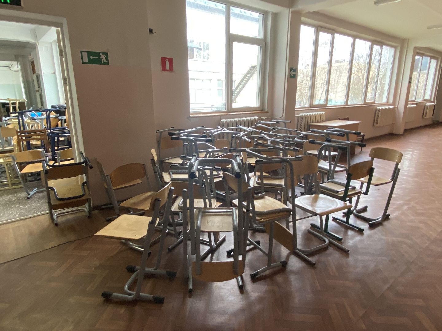 Школа, Ремонт, Переезд, Подготовка к ремонту, вертикалки,