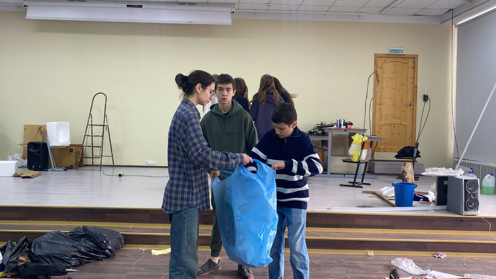 Школа, Ремонт, Переезд, Подготовка к ремонту, вертикалки,