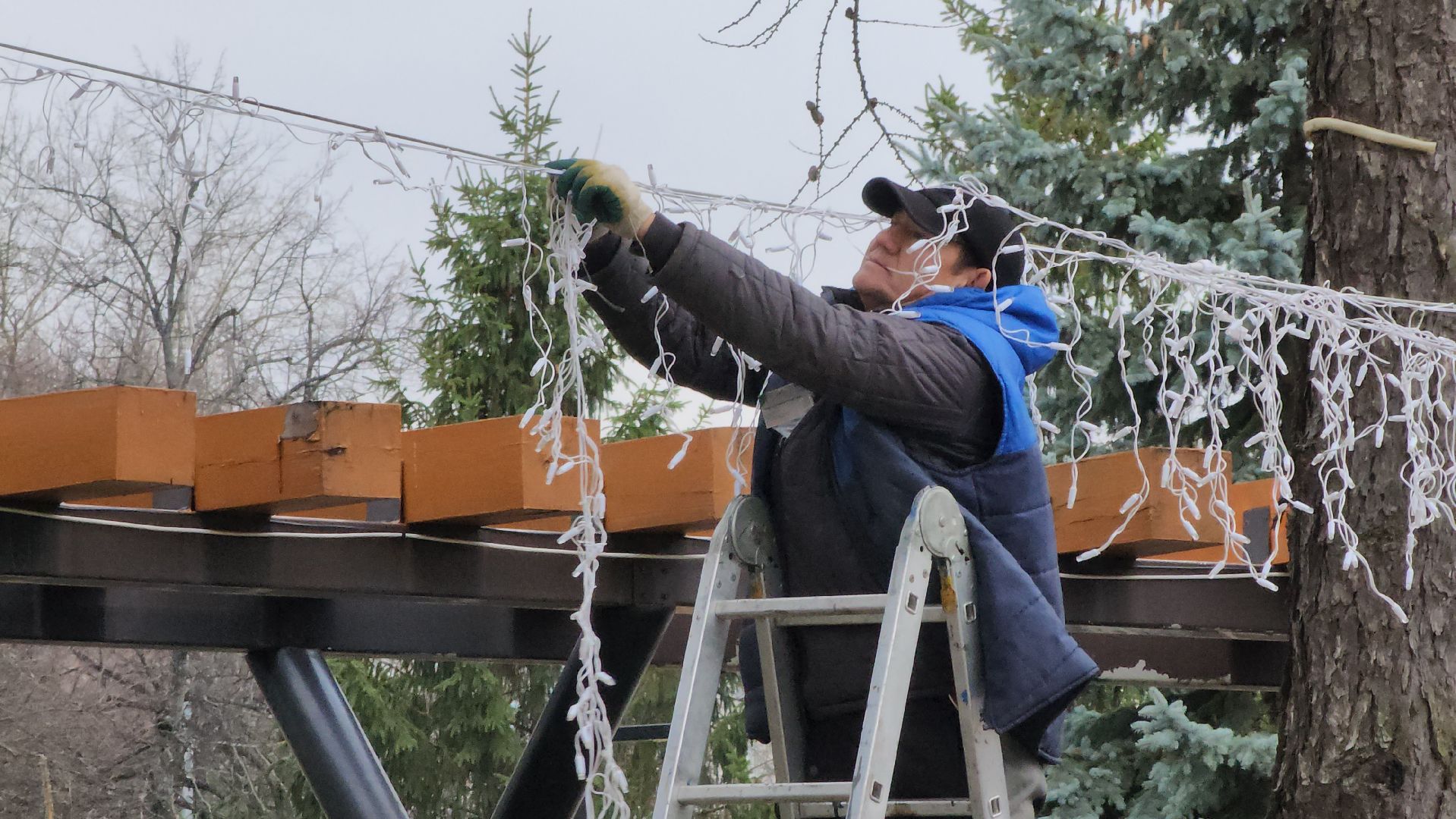 ступино, новогодняя иллюминация, новый год, вертикалки,