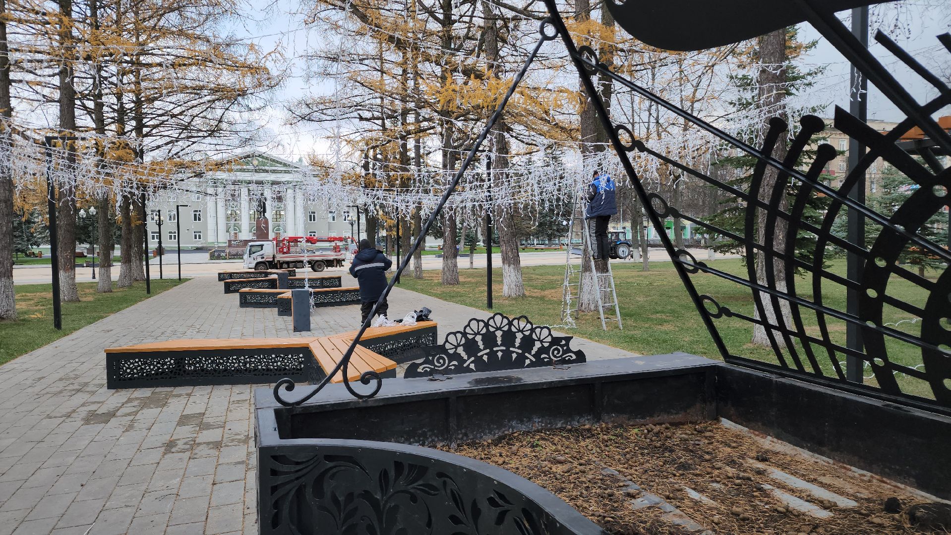 ступино, новогодняя иллюминация, новый год, вертикалки,