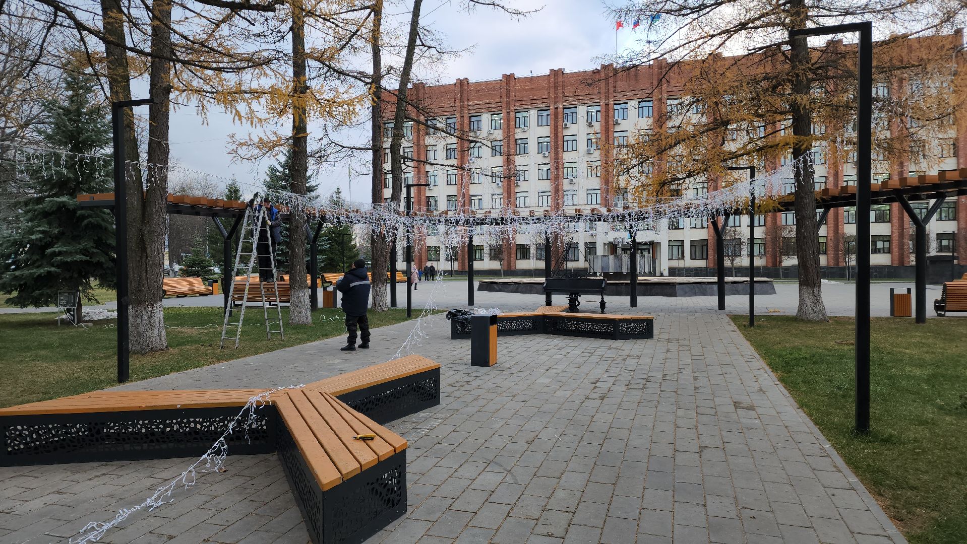 ступино, новогодняя иллюминация, новый год, вертикалки,