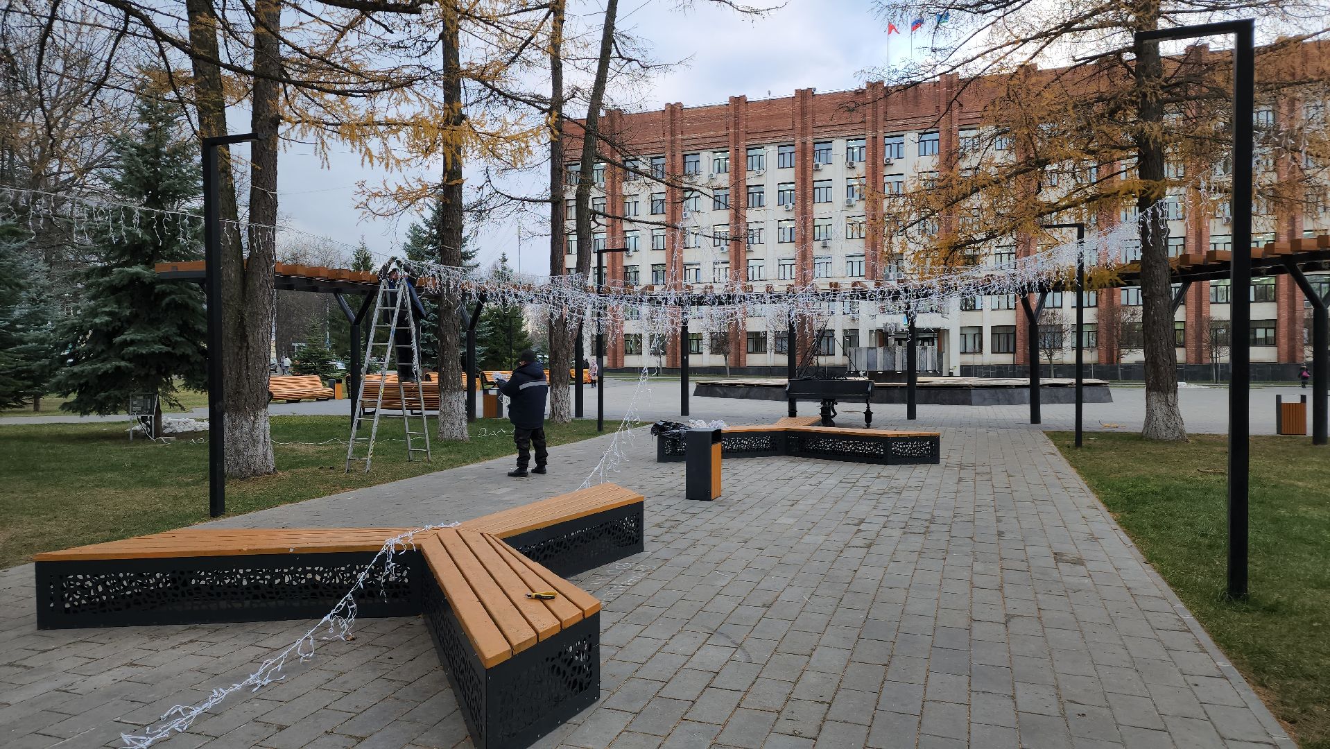 ступино, новогодняя иллюминация, новый год, вертикалки,