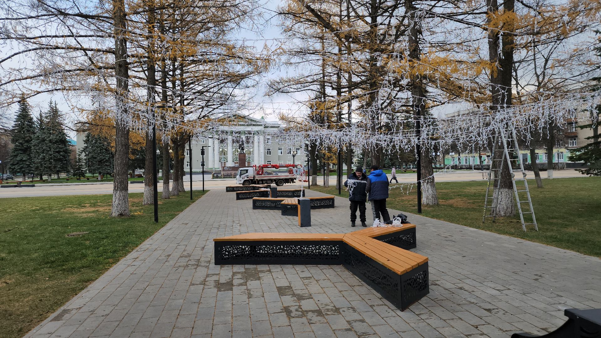 ступино, новогодняя иллюминация, новый год, вертикалки,