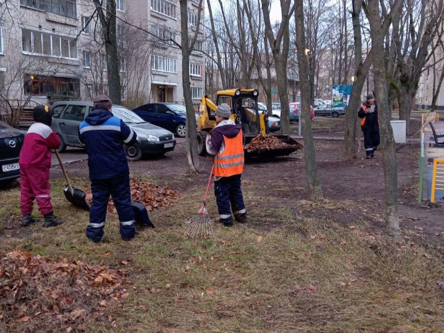 Черноголовка, Жкх, Уборка листвы, вертикалки