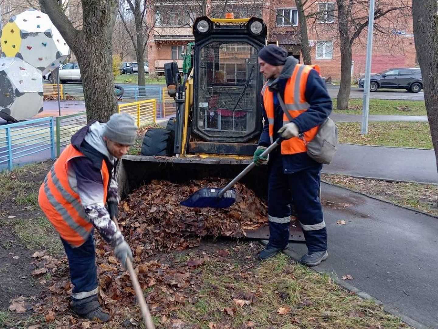 Черноголовка, Жкх, Уборка листвы, вертикалки