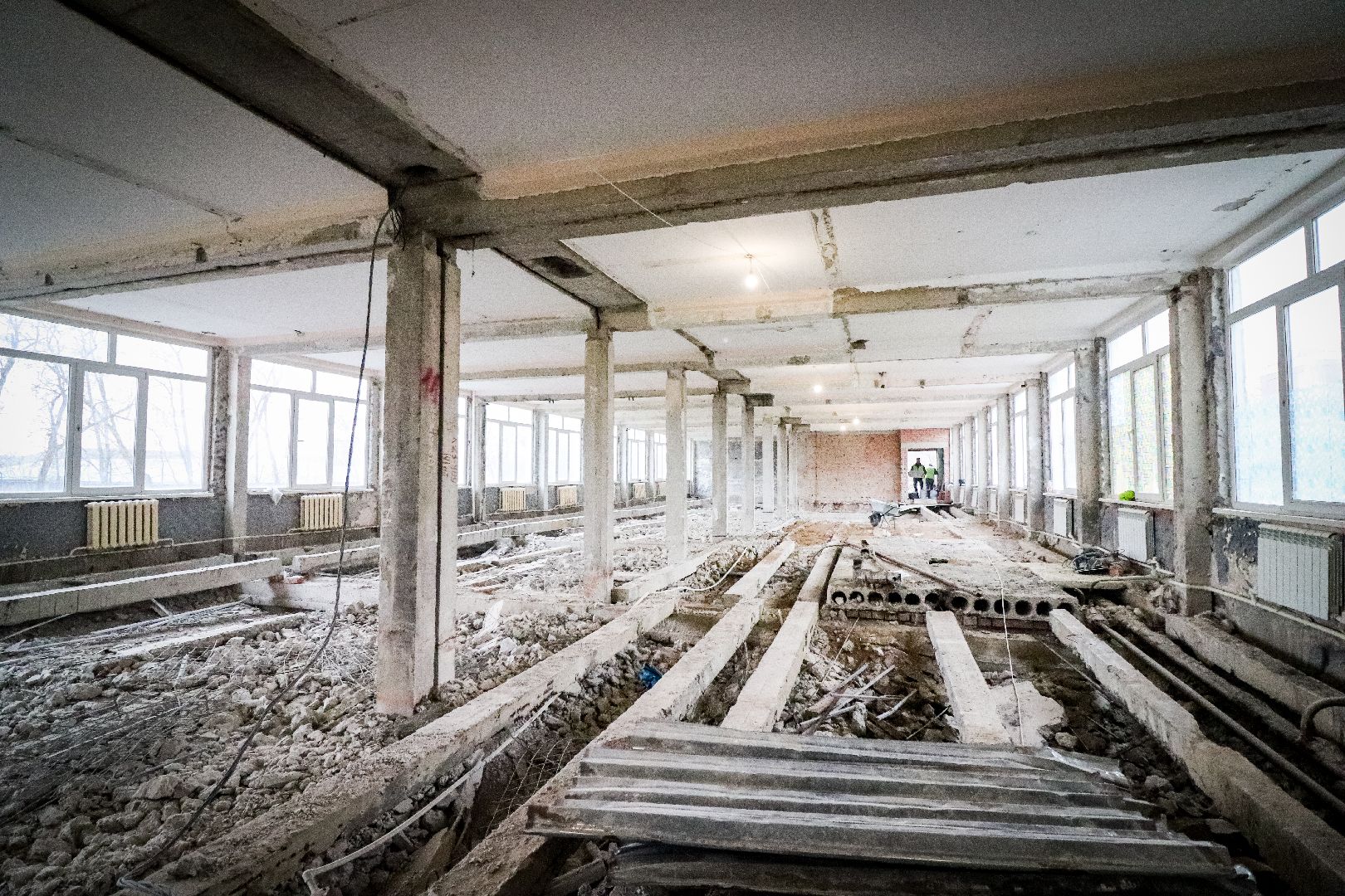 Клин, образование, строительство, капитальный ремонт школ, вертикалки,