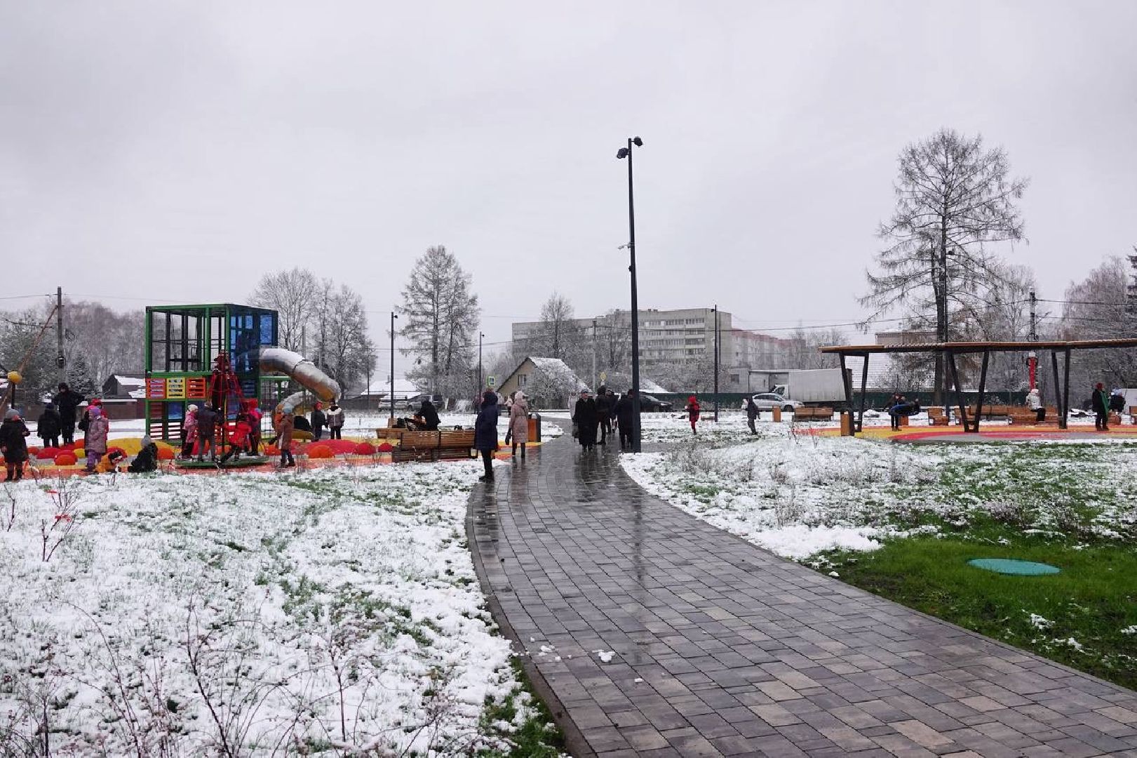 Благоустройство, Сквер, Сергиев Посад, Сергиево-Посадский городской округ, вертикалки,