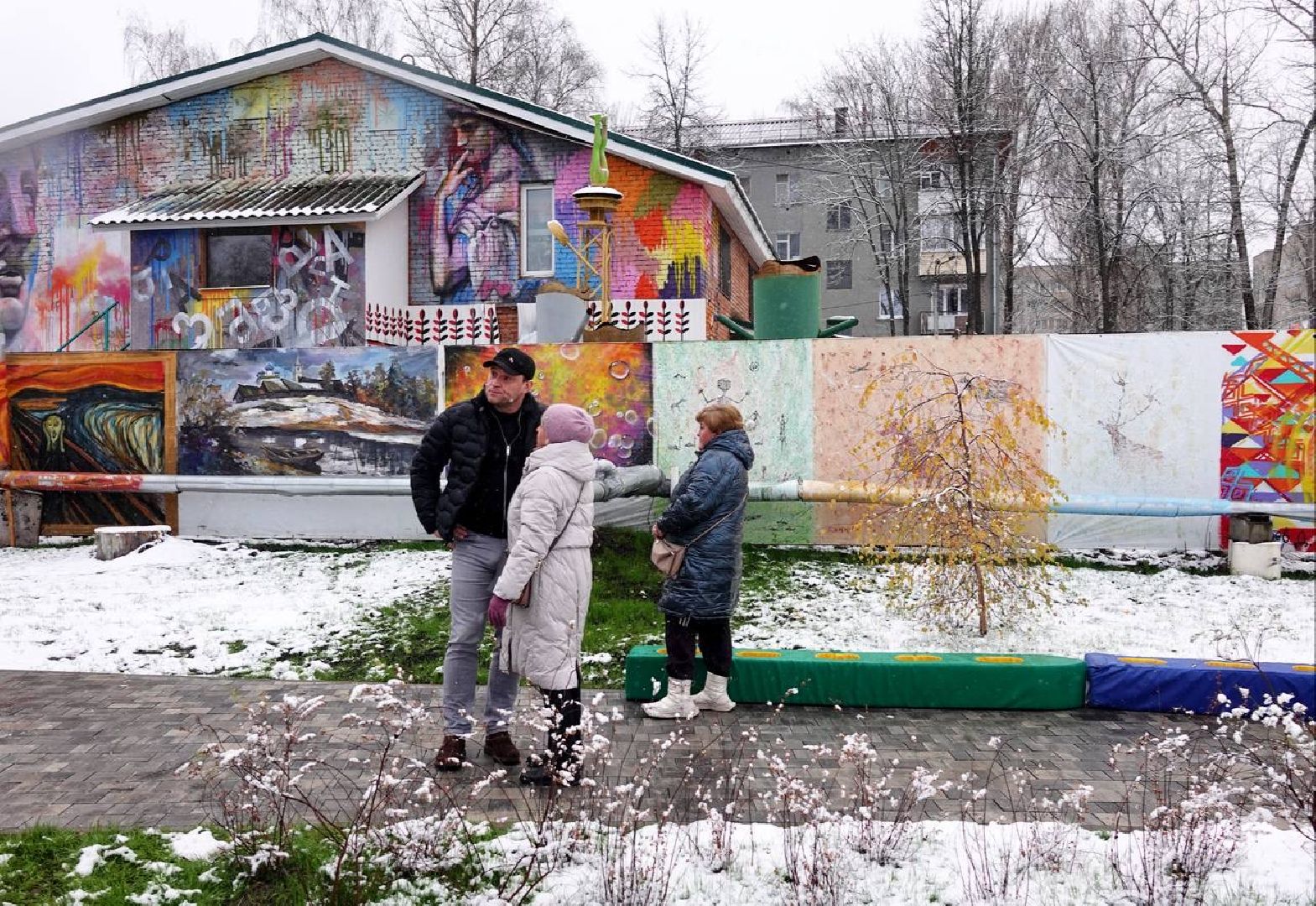 Благоустройство, Сквер, Сергиев Посад, Сергиево-Посадский городской округ, вертикалки,
