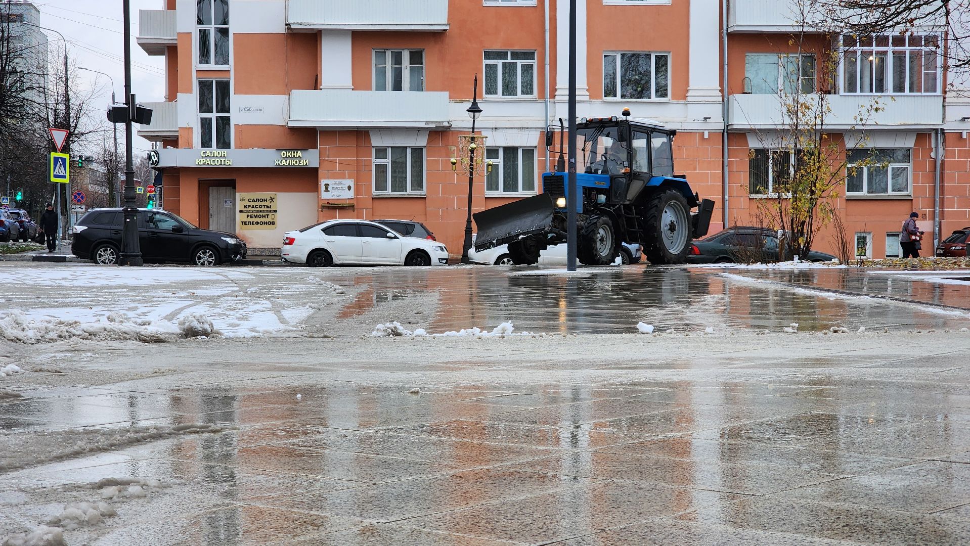 уборка снега, циклон, коммунальные службы, Ногинск, Богородский городской округ,