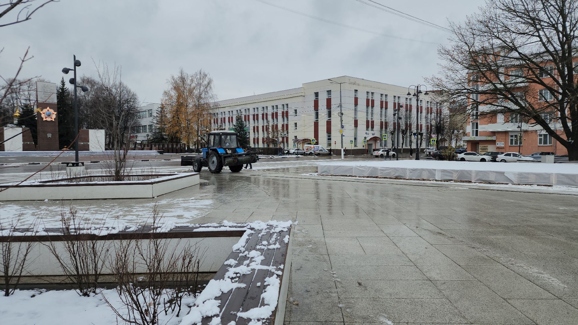 уборка снега, циклон, коммунальные службы, Ногинск, Богородский городской округ,