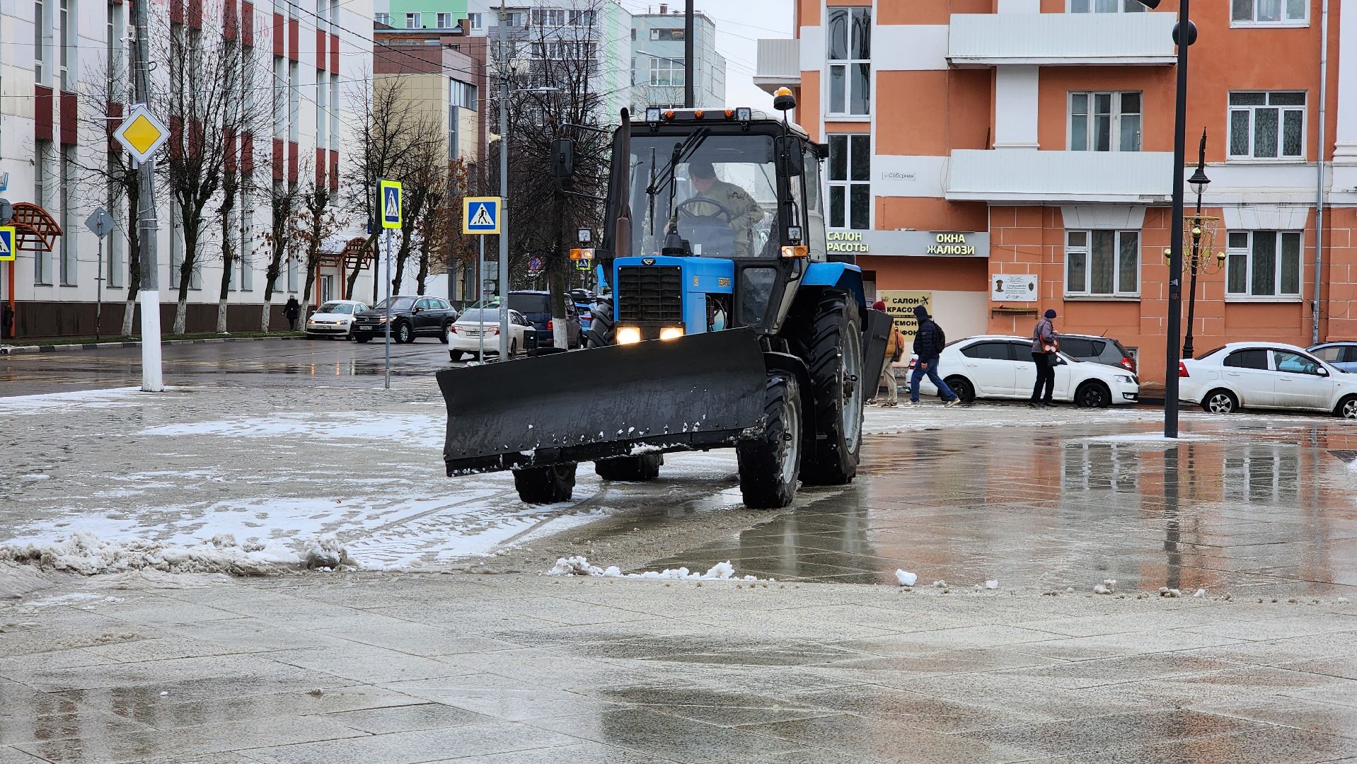 уборка снега, циклон, коммунальные службы, Ногинск, Богородский городской округ,