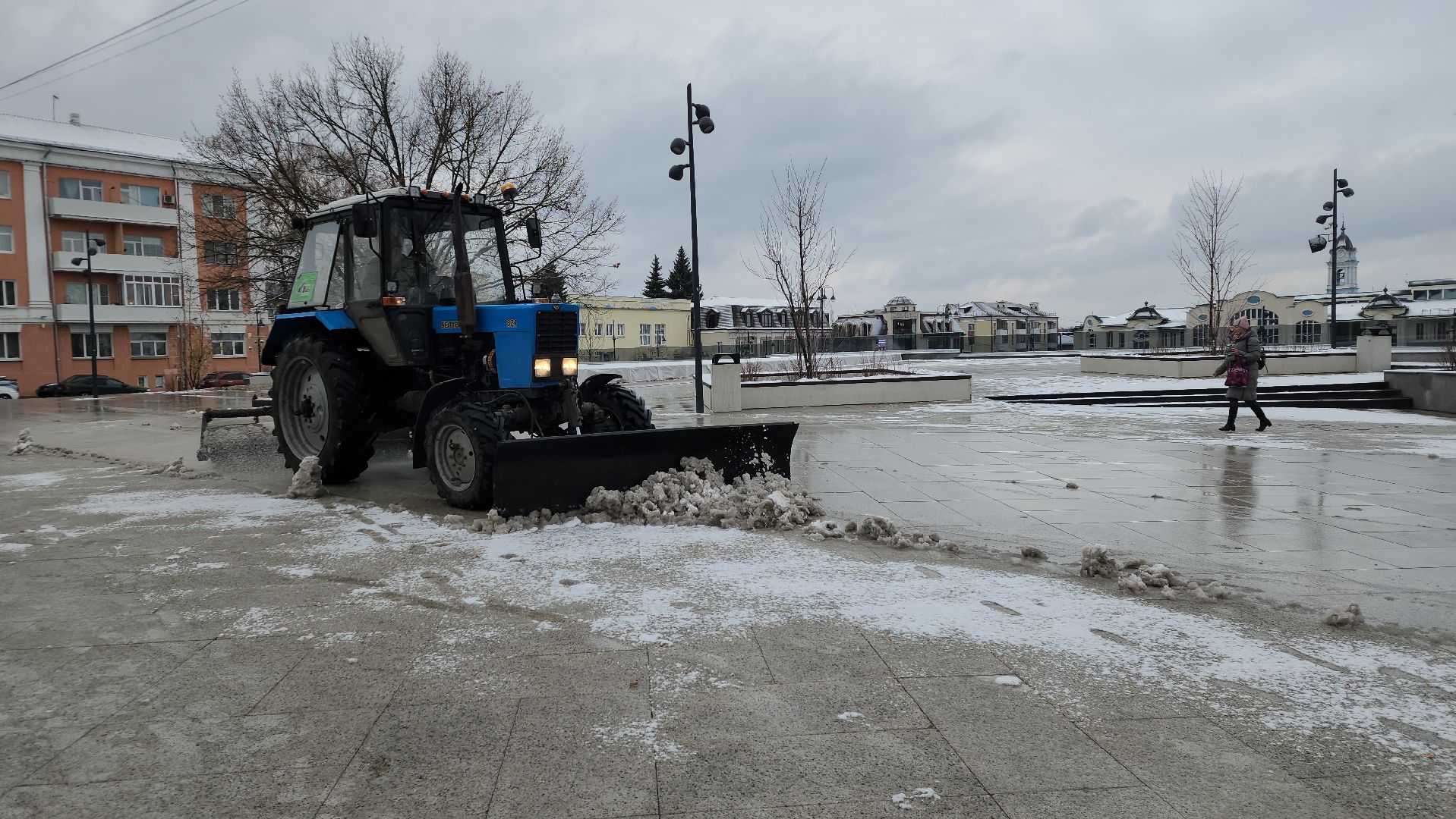 уборка снега, циклон, коммунальные службы, Ногинск, Богородский городской округ,