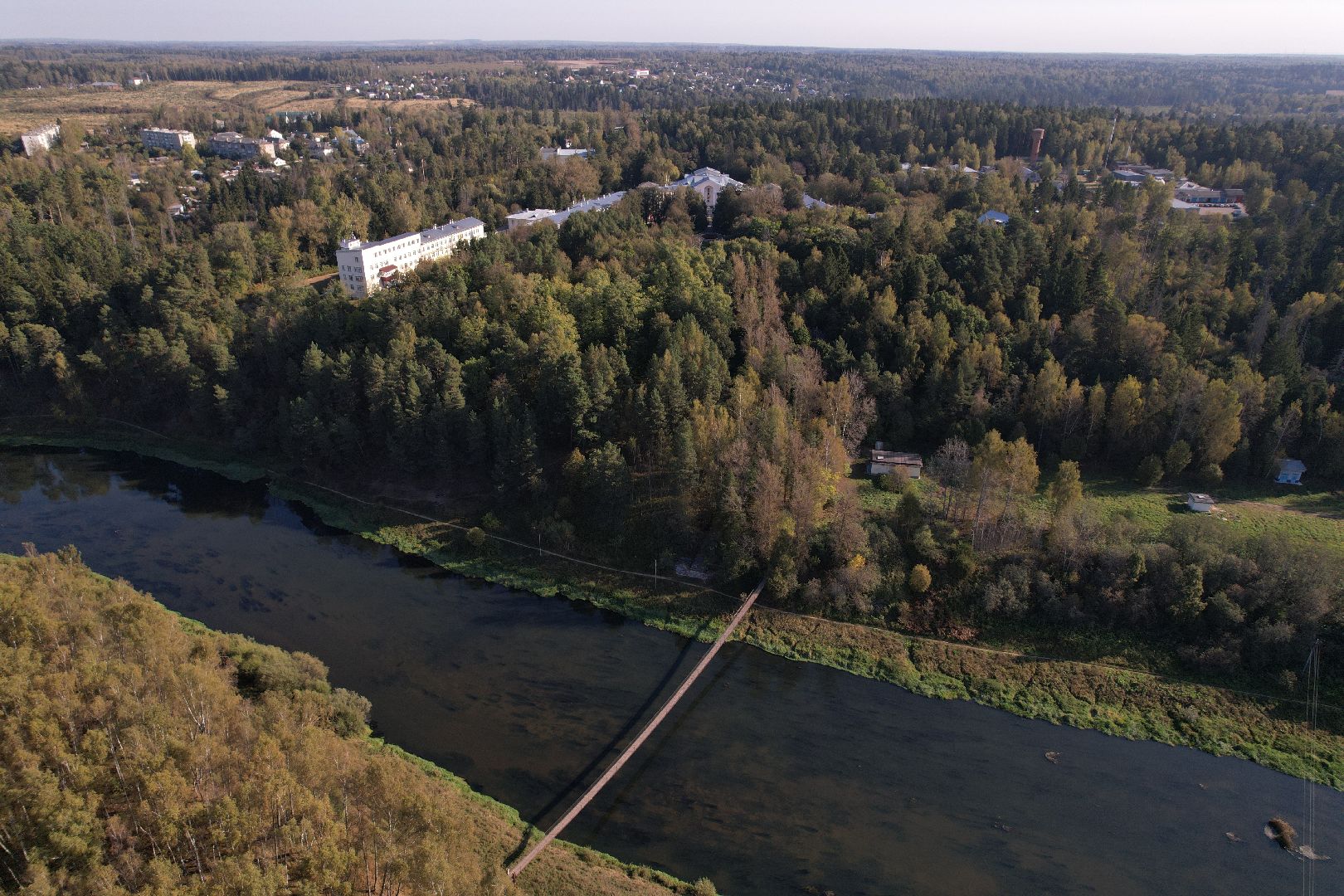 видео с коптера, санаторий, руза,