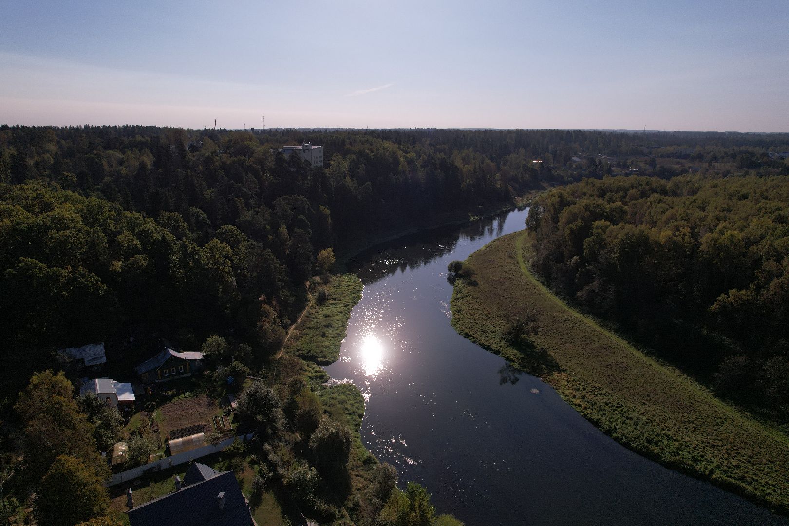 видео с коптера, санаторий, руза,