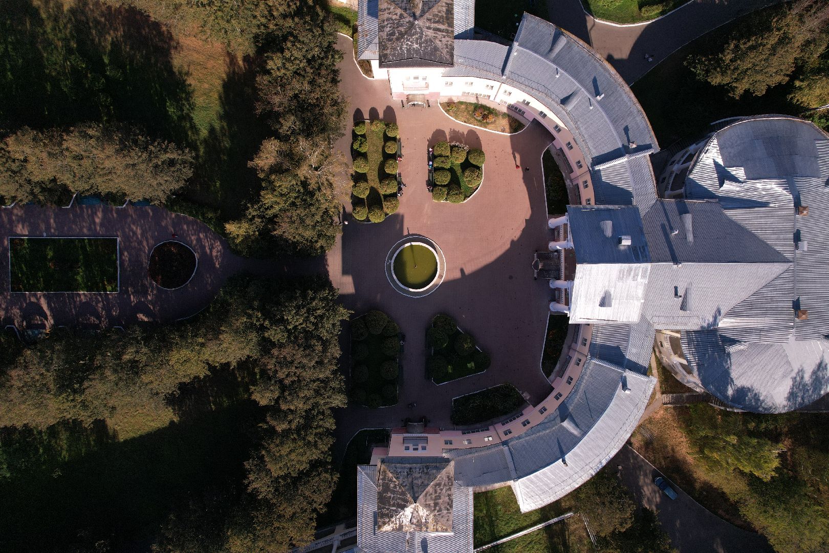 видео с коптера, санаторий, руза,