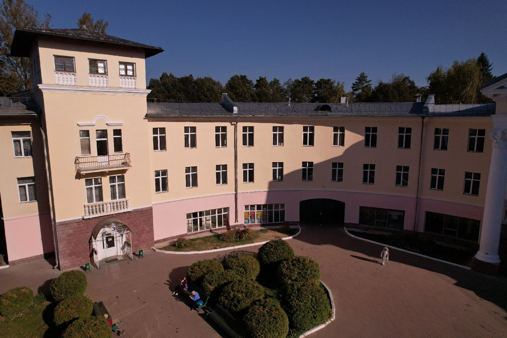 видео с коптера, санаторий, руза,