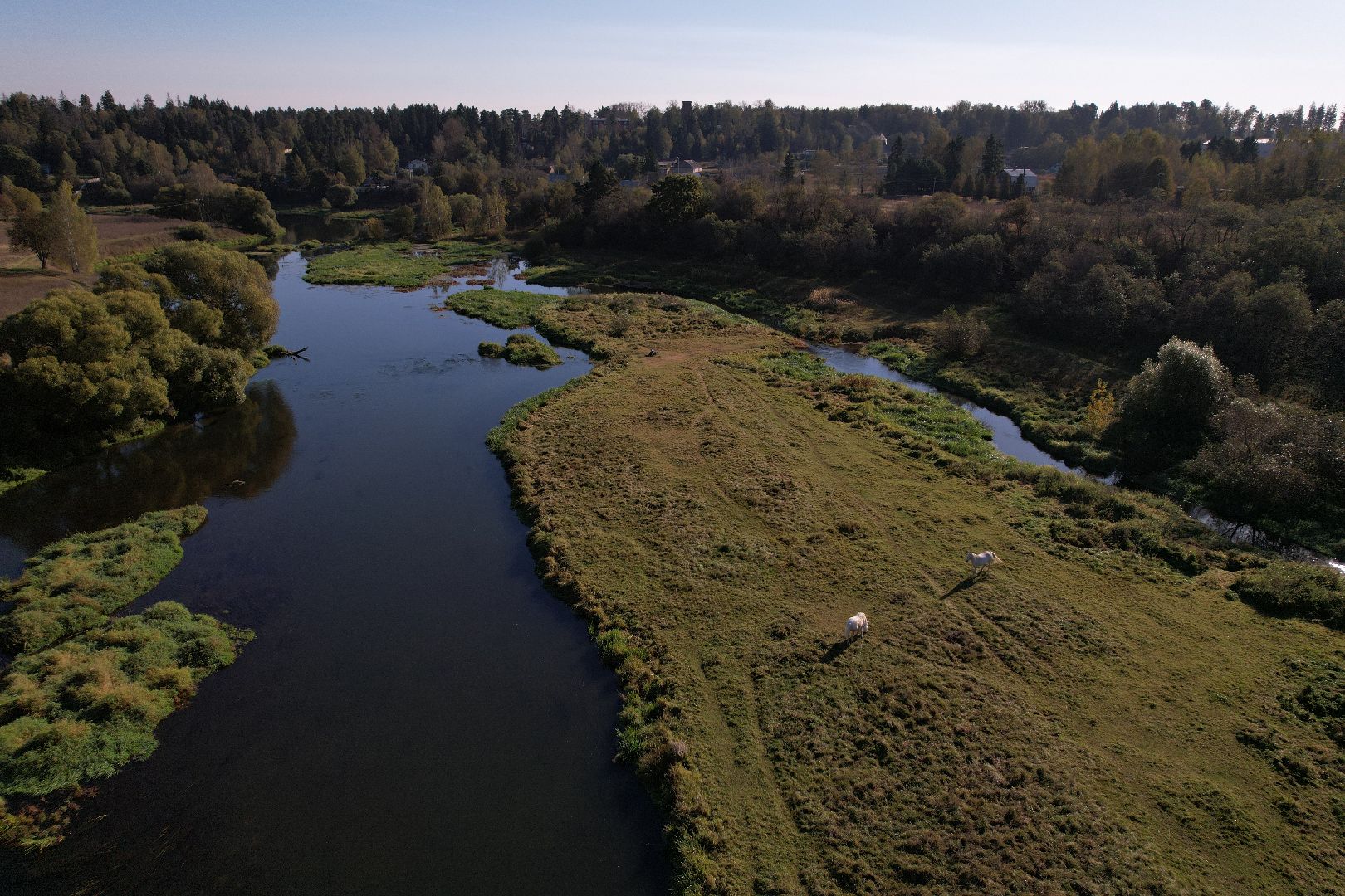 видео с коптера, санаторий, руза,