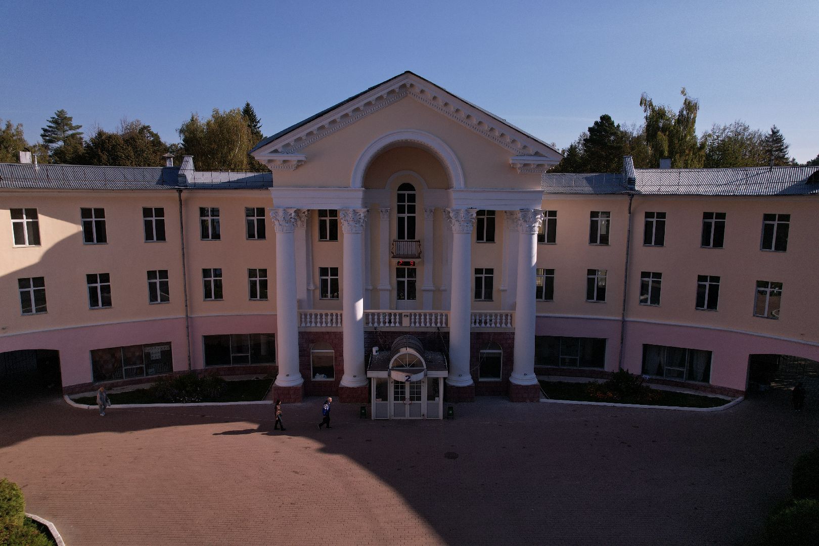 видео с коптера, санаторий, руза,