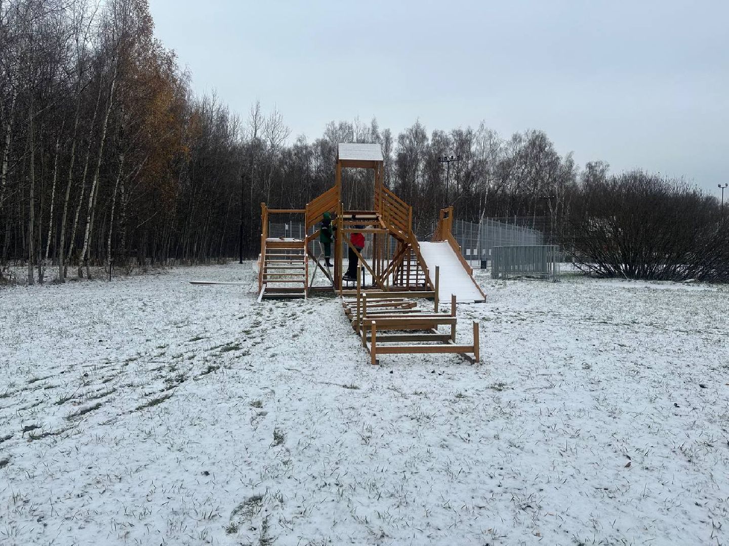 парки домодедово, новый год, зимний сезон, вертикалки,