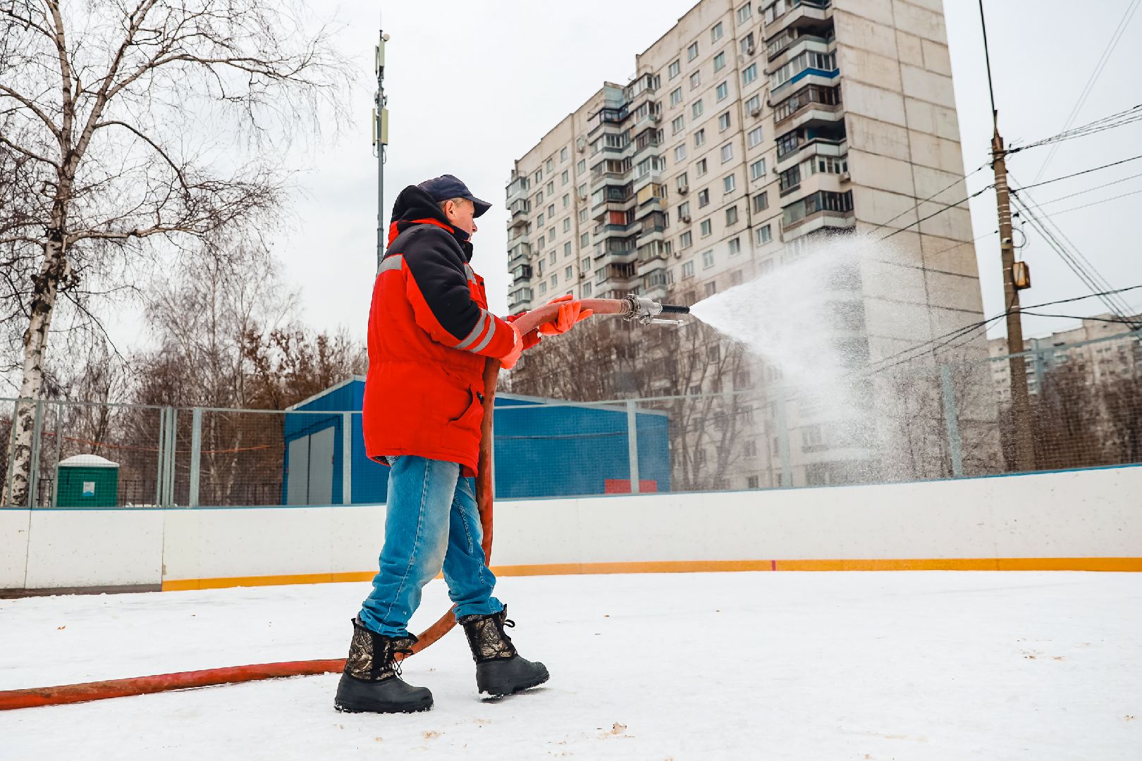 спорт, каток, массовое катание, зима, снег, вертикалки,