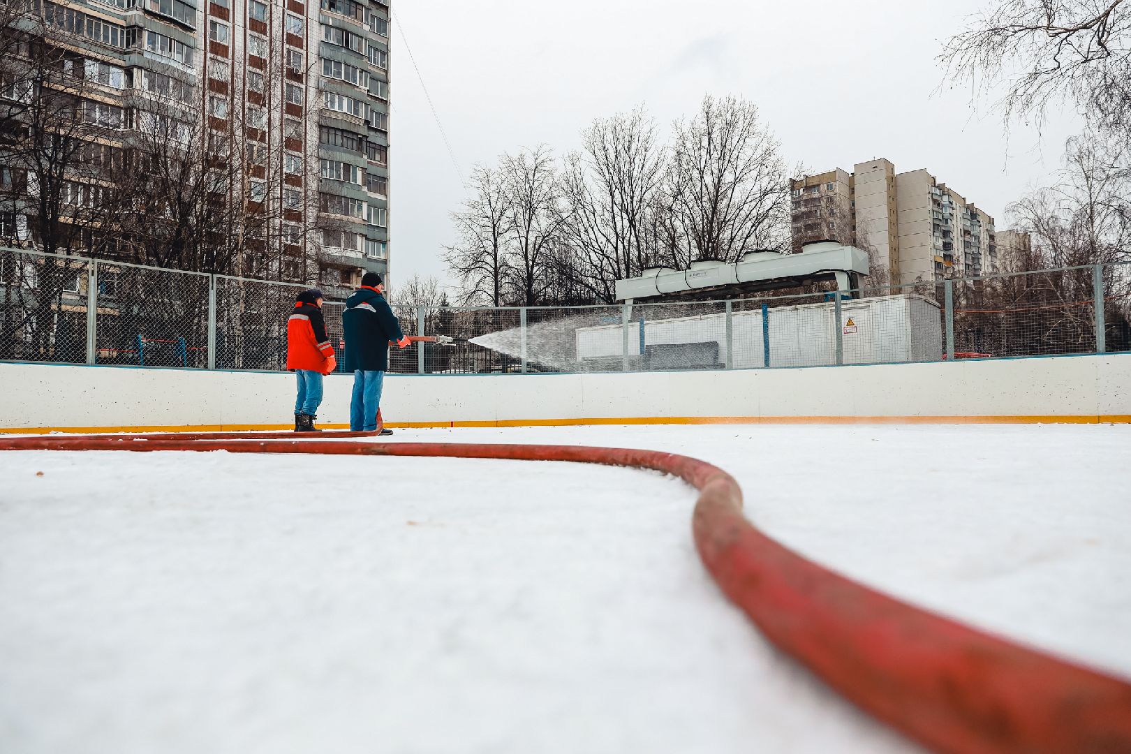 спорт, каток, массовое катание, зима, снег, вертикалки,