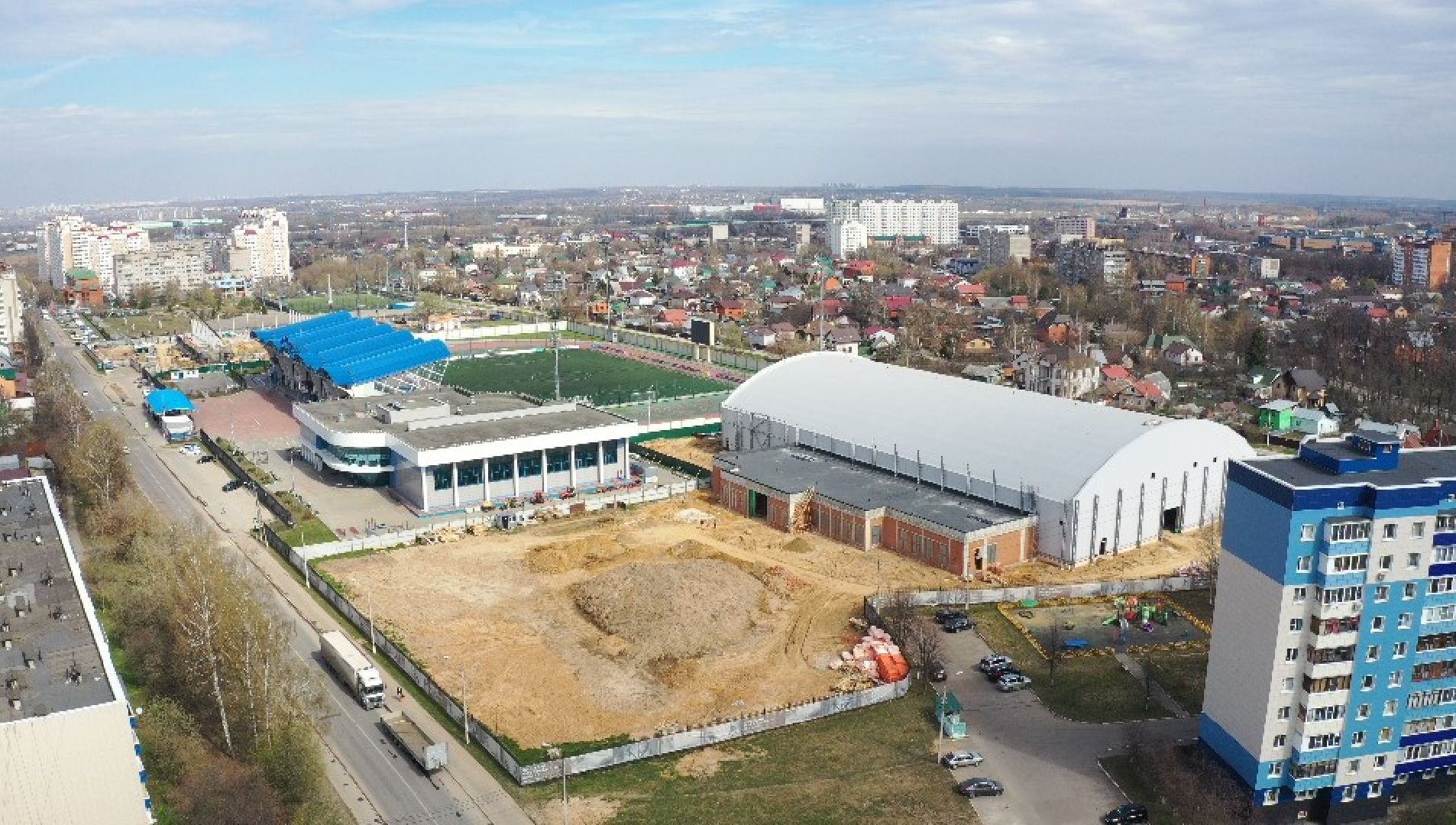 Спорт, ледовый дворец, строительство