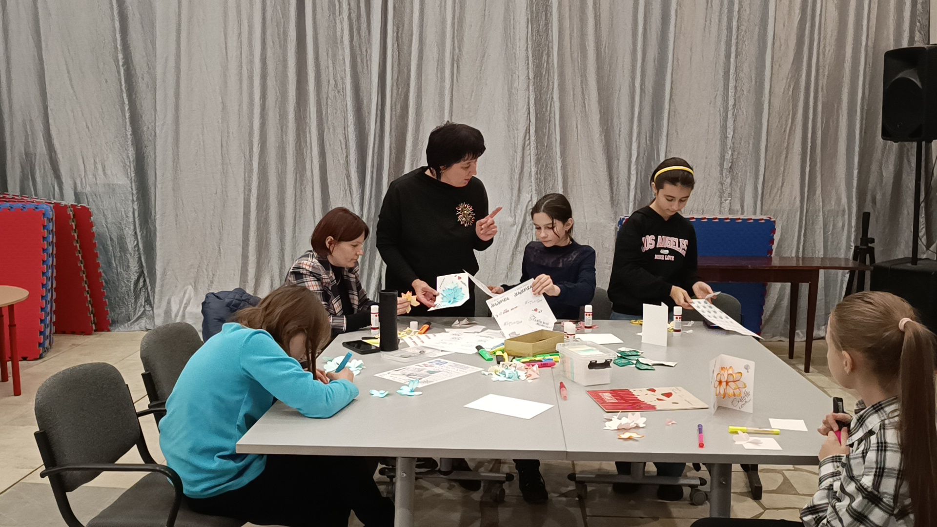 масте-класс, лобня, открытка, день матери,