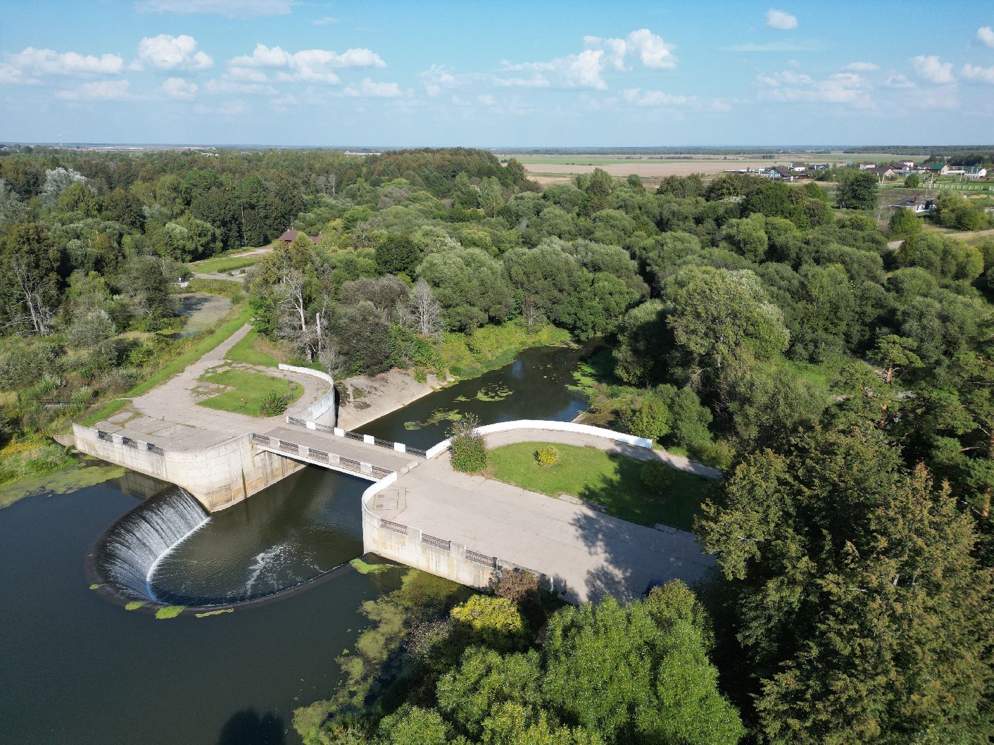 видео с коптера, история, гэс, волоколамск, ярополец,
