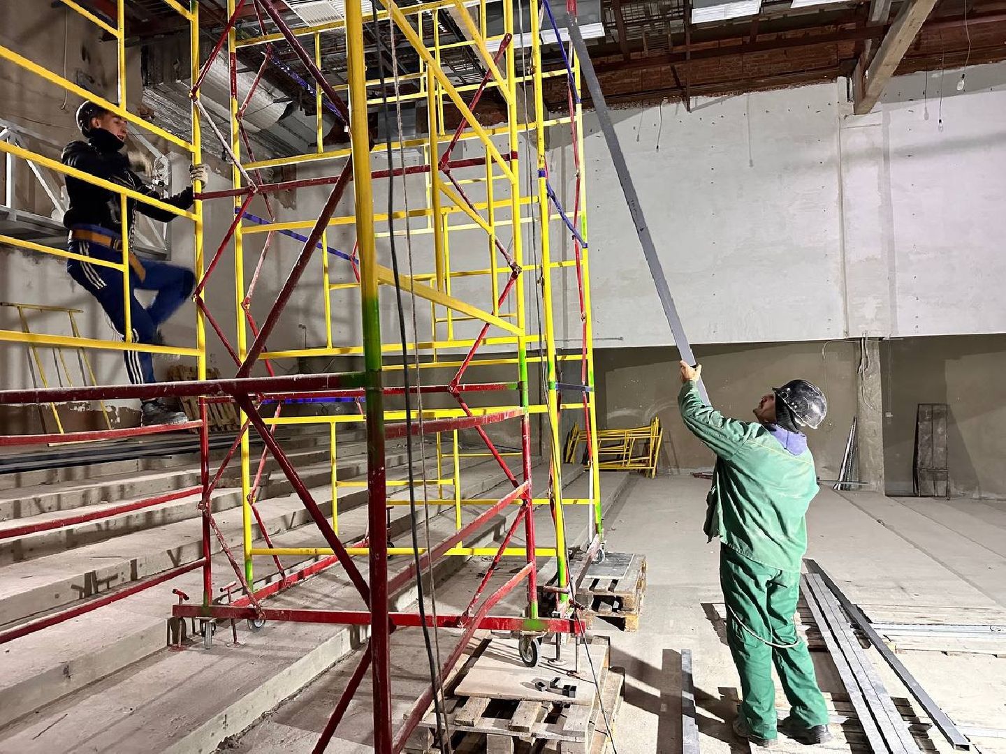 Строители, Строительство, ГДКиС Мир, Домодедово, Культура, Подмосковье, Капитальный ремонт, Реконструкция,