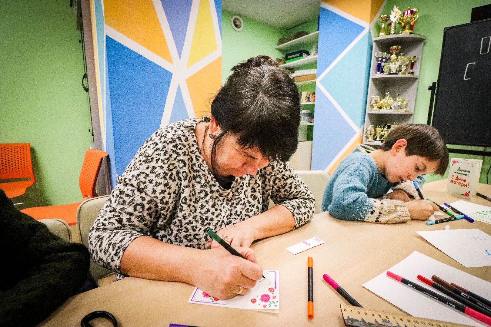 Клин, общество, образование, мастер-класс по каллиграфии, День матери,