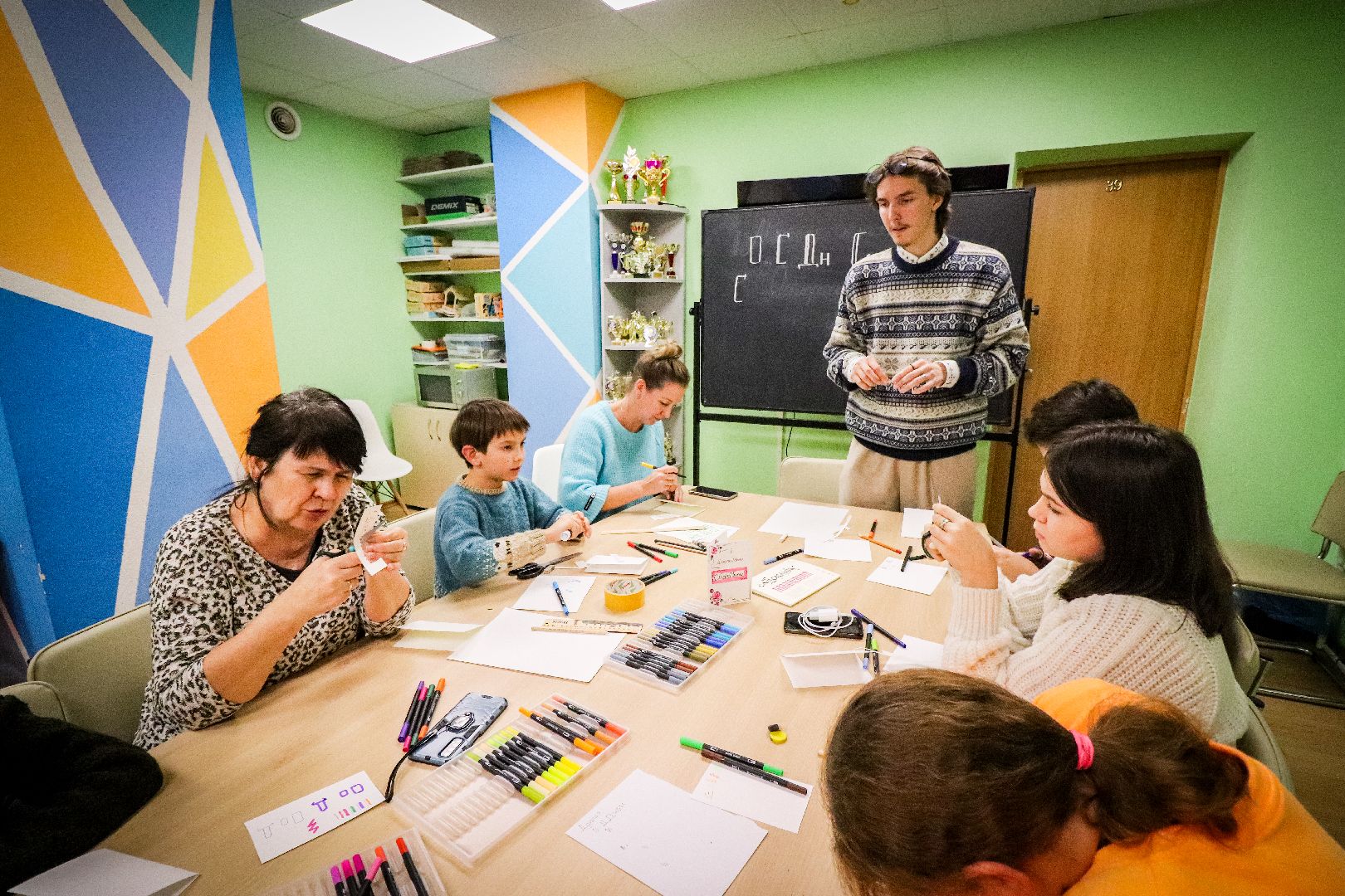 Клин, общество, образование, мастер-класс по каллиграфии, День матери,