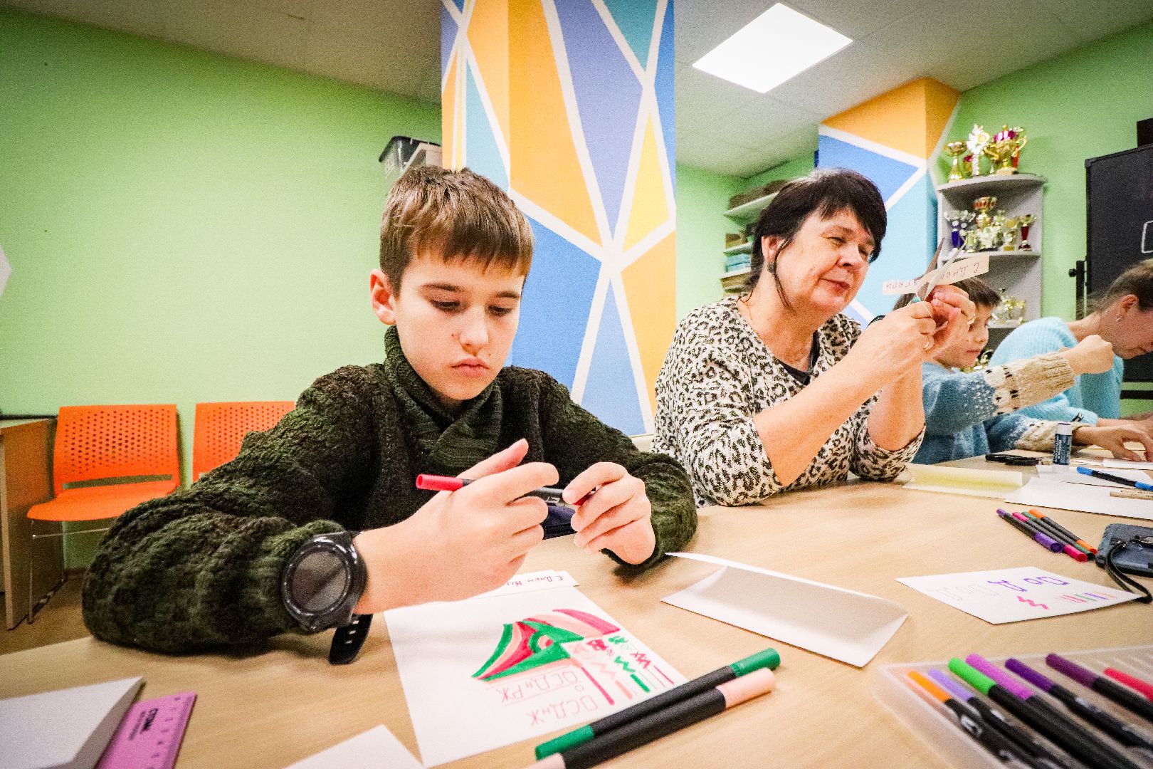 Клин, общество, образование, мастер-класс по каллиграфии, День матери,