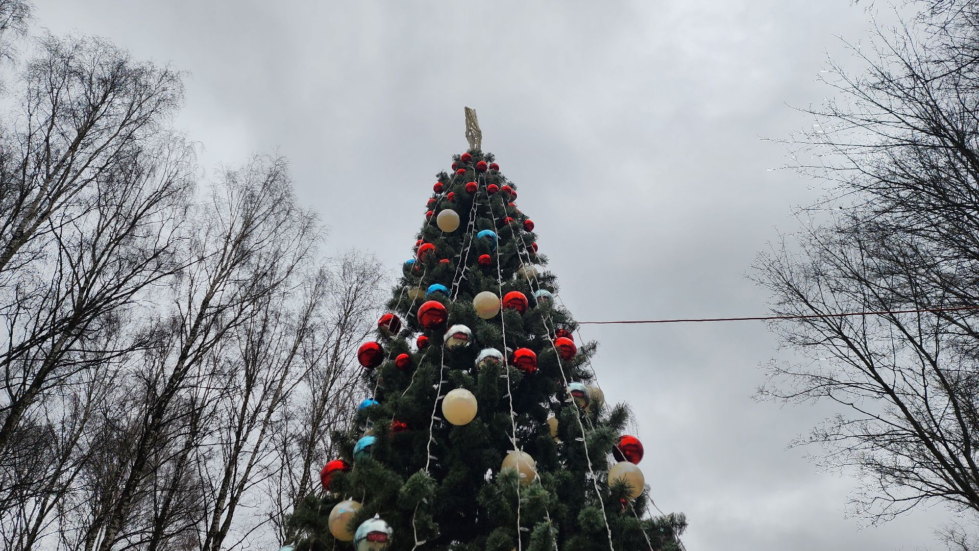 Солнечногорск, вертикалки, новый год, парк Солнечногорска, елка,