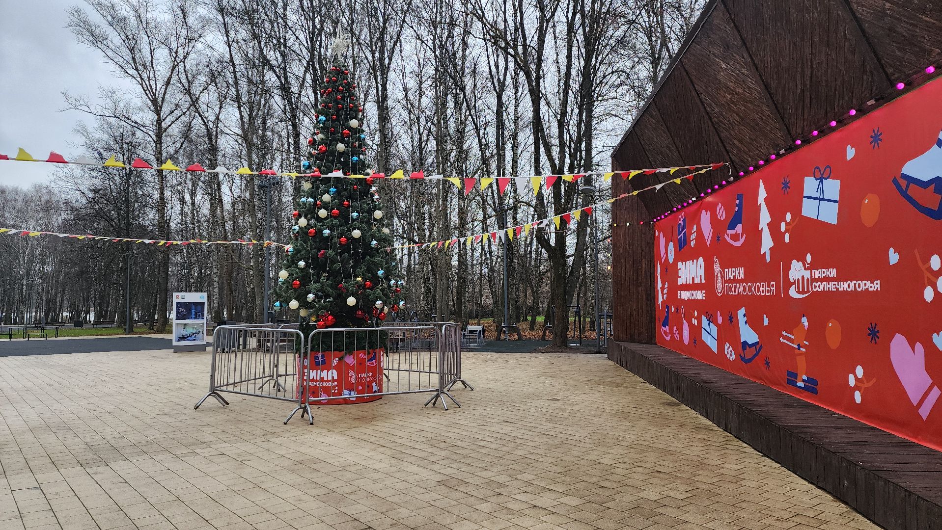 Солнечногорск, вертикалки, новый год, парк Солнечногорска, елка,