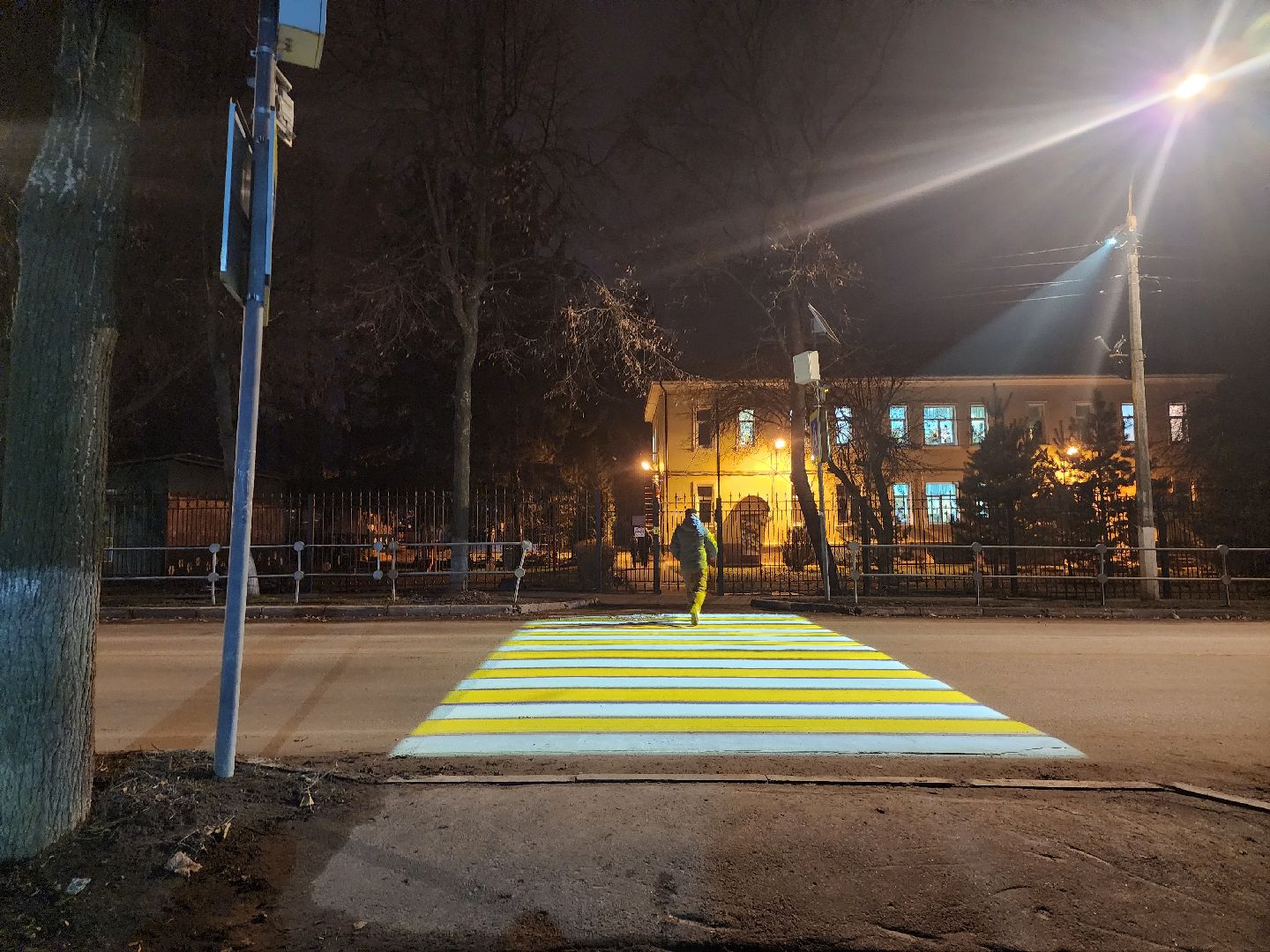 зарайск, дороги, проекционный пешеходный переход,